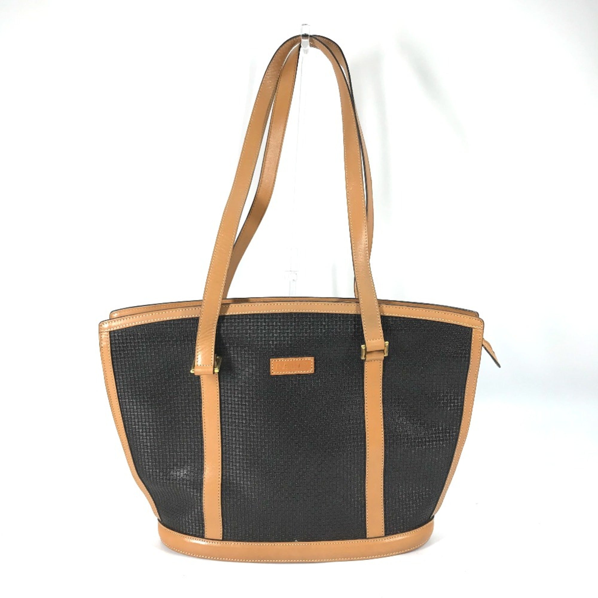 Bally Black Leather Tote Bag (Pre-Owned)