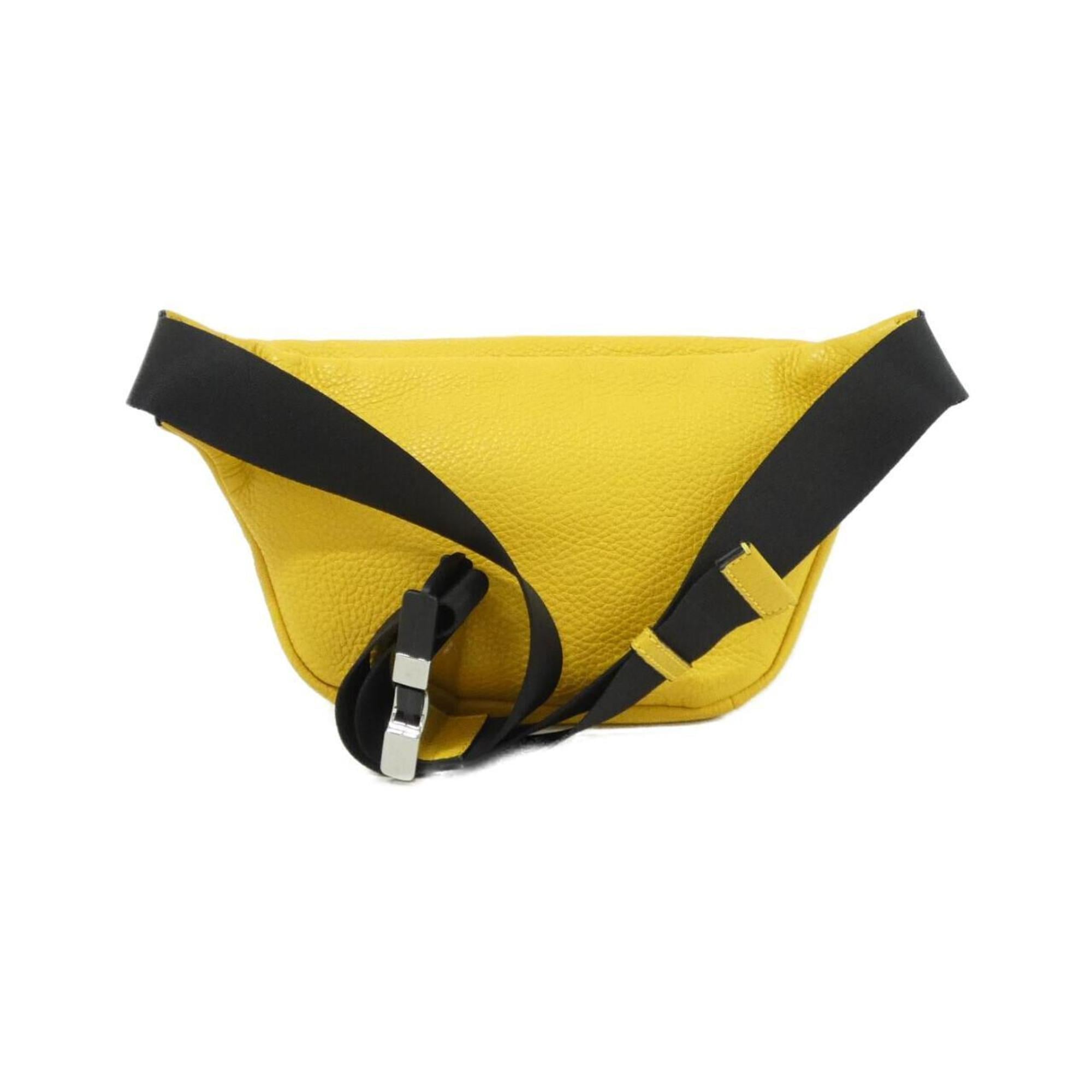 Fendi Yellow Leather Fanny Pack (Pre-Owned)
