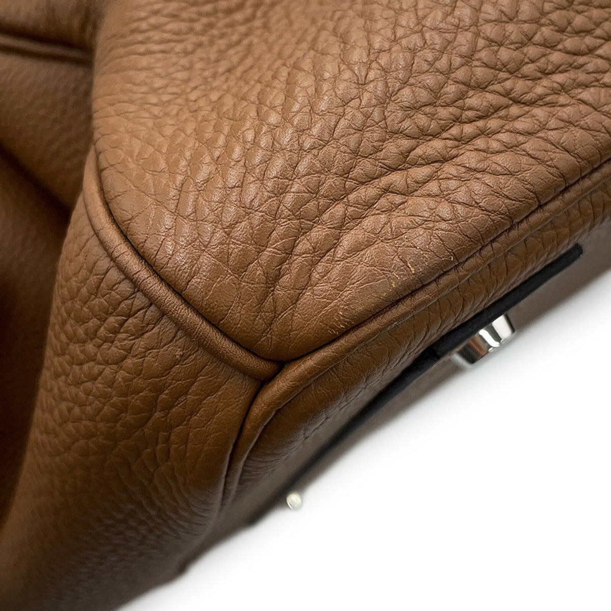 Hermes Haute A Courroies Alezan Togo Leather Handbag (Pre-Owned)