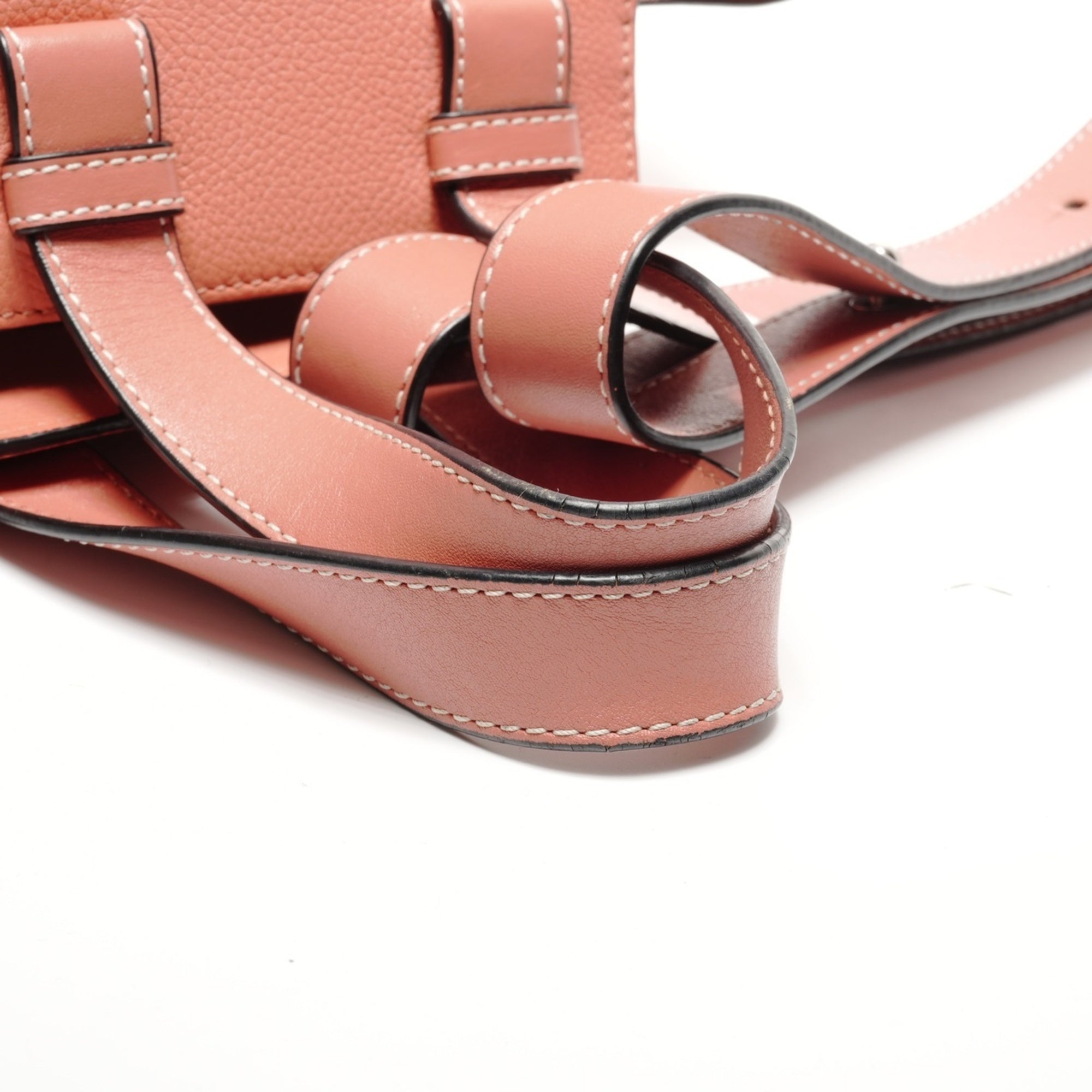 Loewe Hammock Pink Leather Shoulder Bag (Pre-Owned)