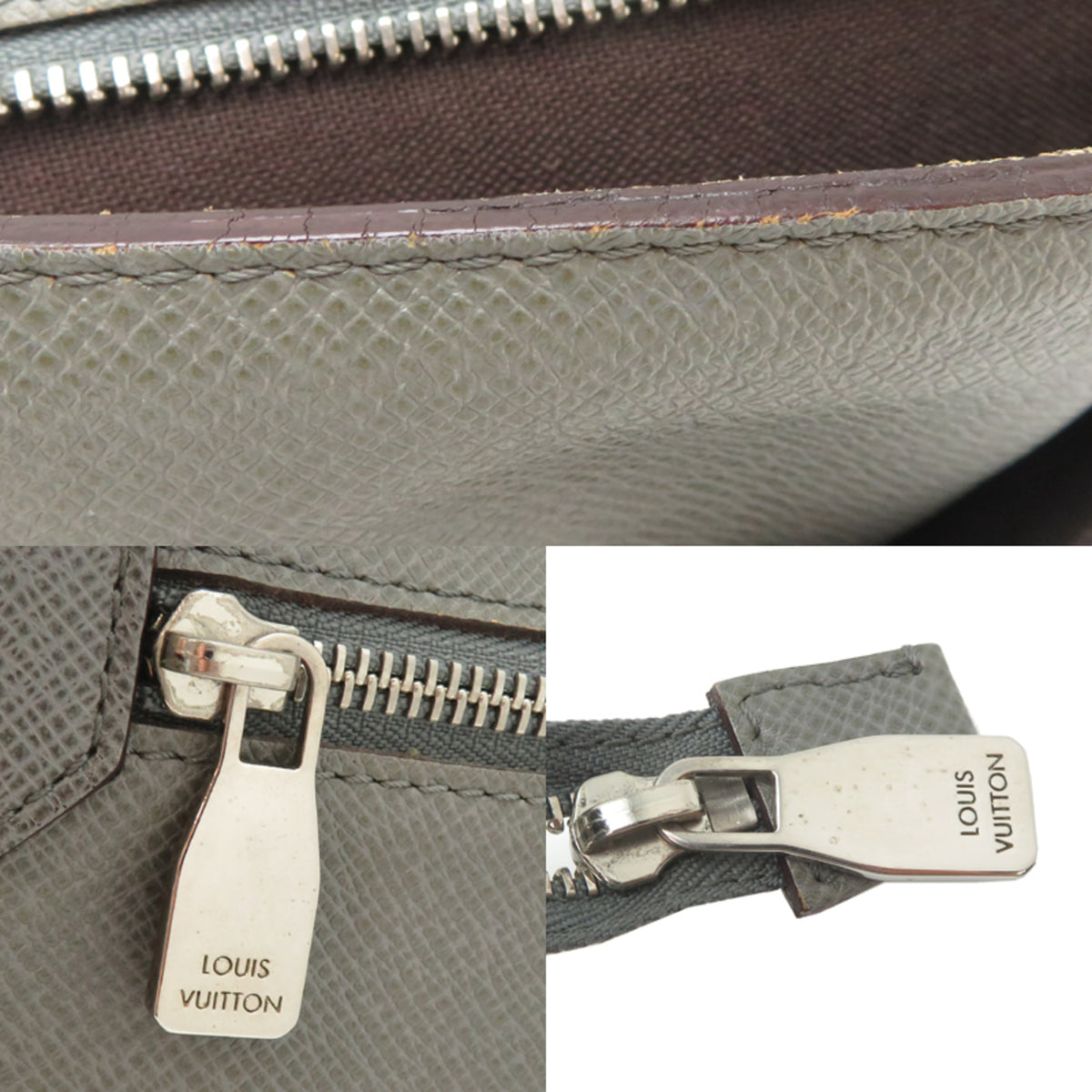 Louis Vuitton Glacier Taiga Leather Shoulder Bag (Pre-Owned)