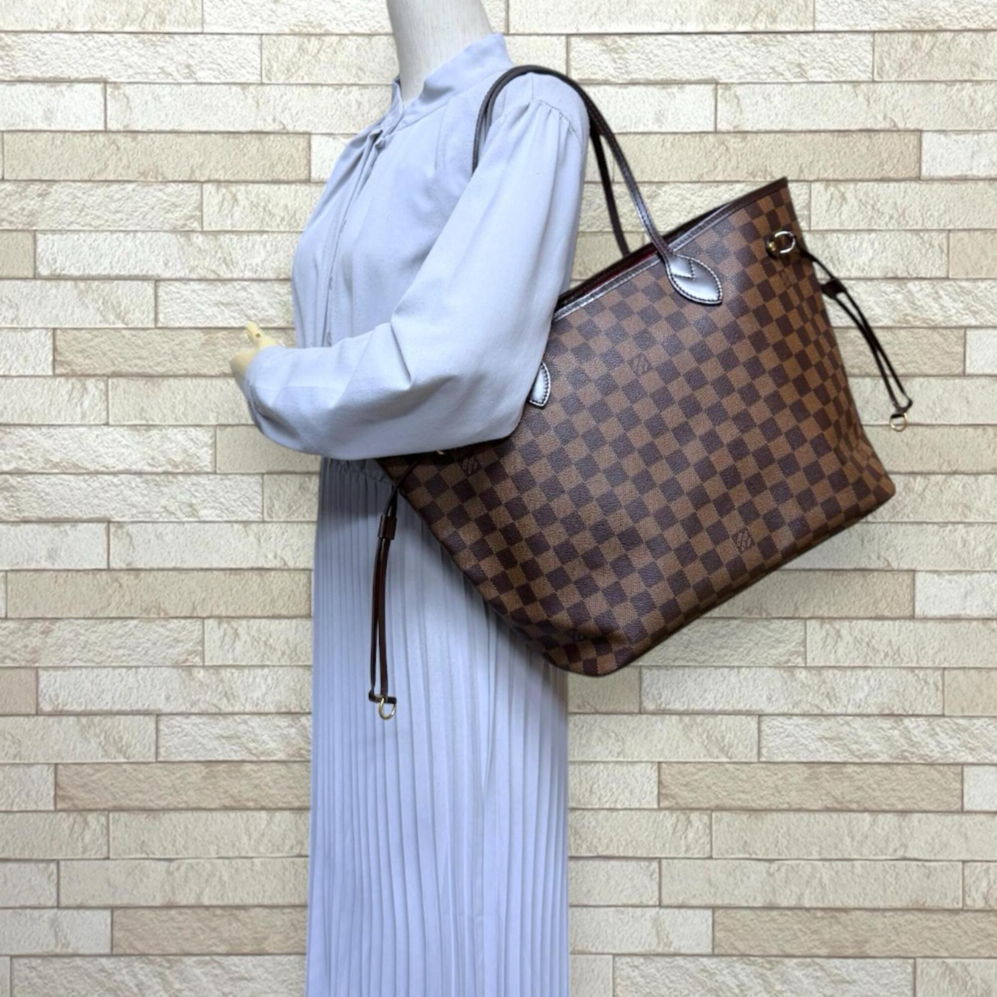 Louis Vuitton Brown Damier Canvas Tote Bag (Pre-Owned)