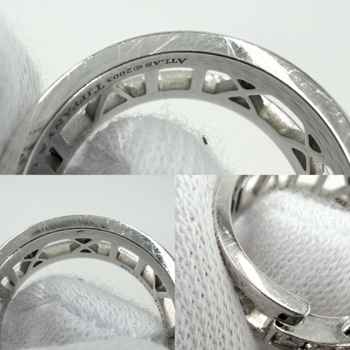 Tiffany White Gold (18K) Band Ring (Pre-Owned)
