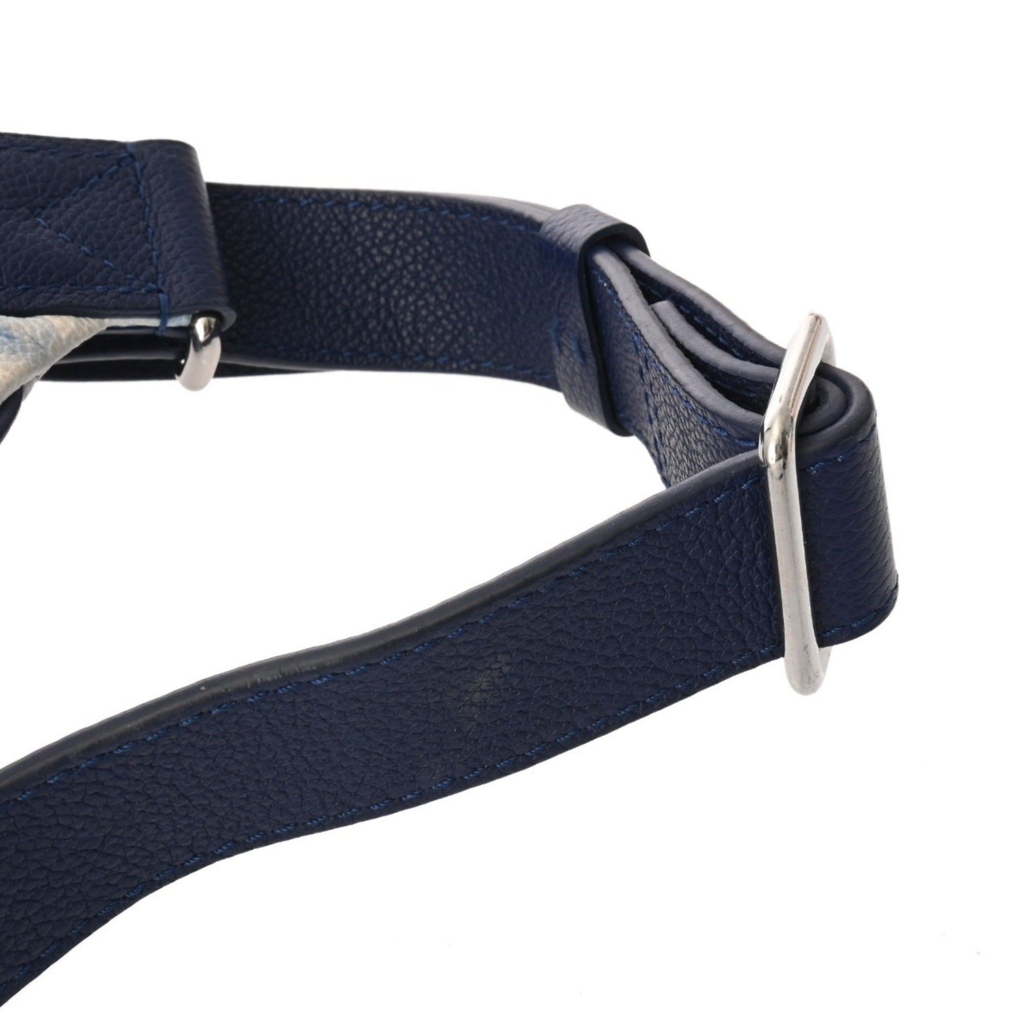 Louis Vuitton Blue Leather Sling Bag (Pre-Owned)