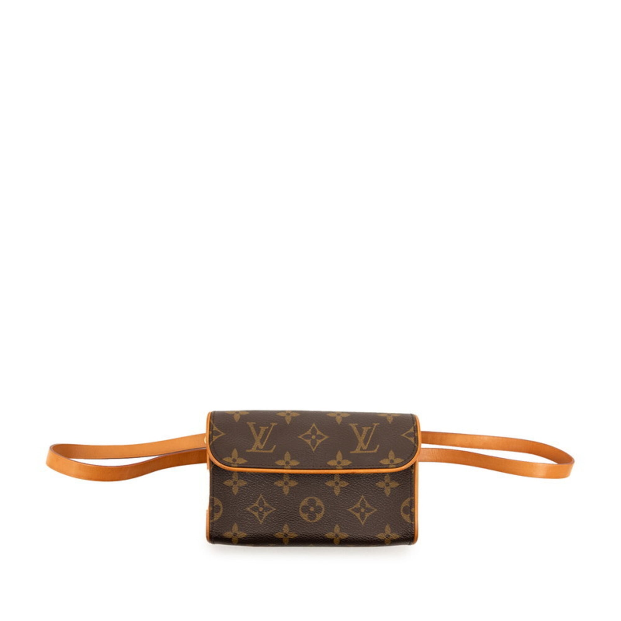 Louis Vuitton Brown Pvc Leather Fanny Pack Sling Bag (Pre-Owned)