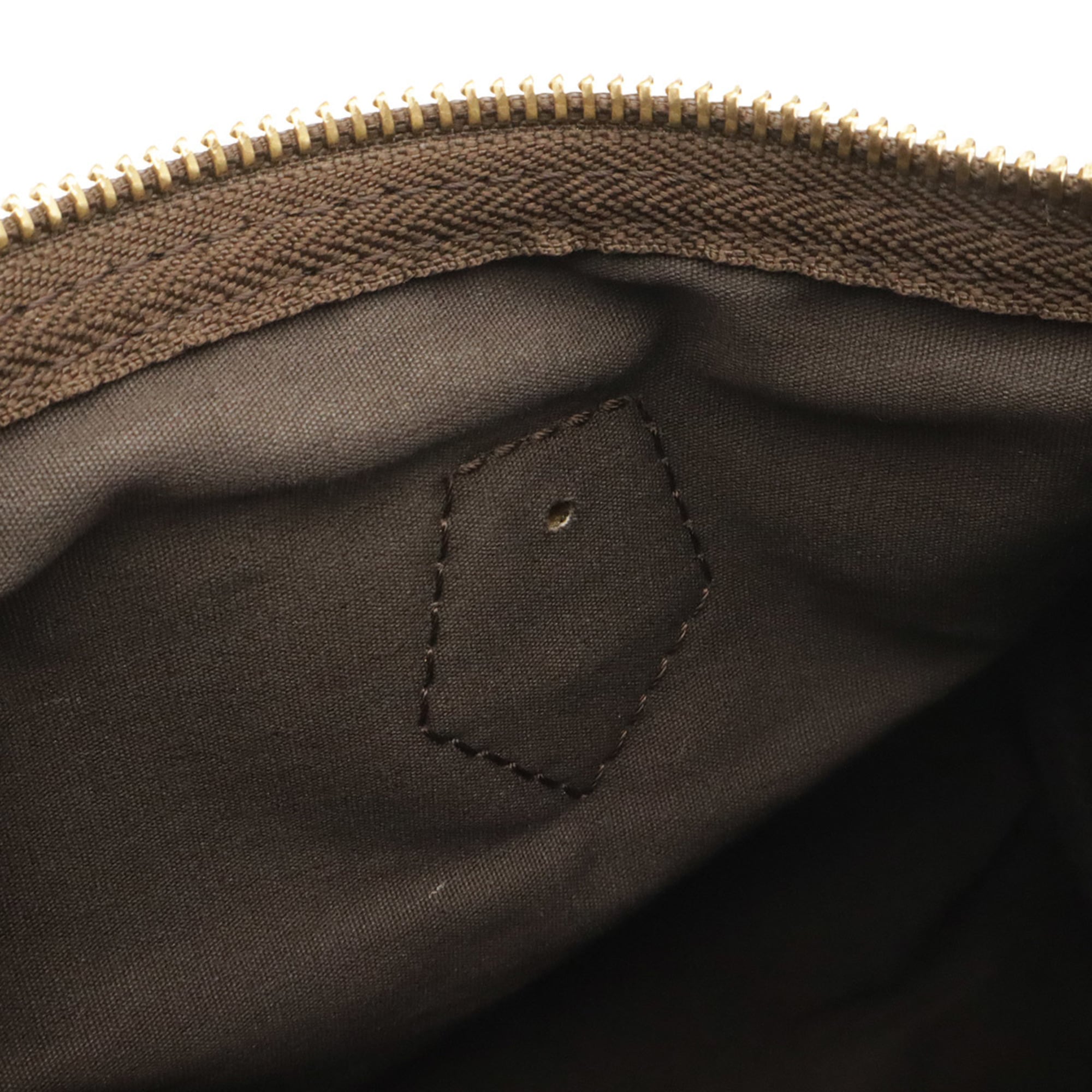 Louis Vuitton Ebene Canvas Leather Handbag (Pre-Owned)