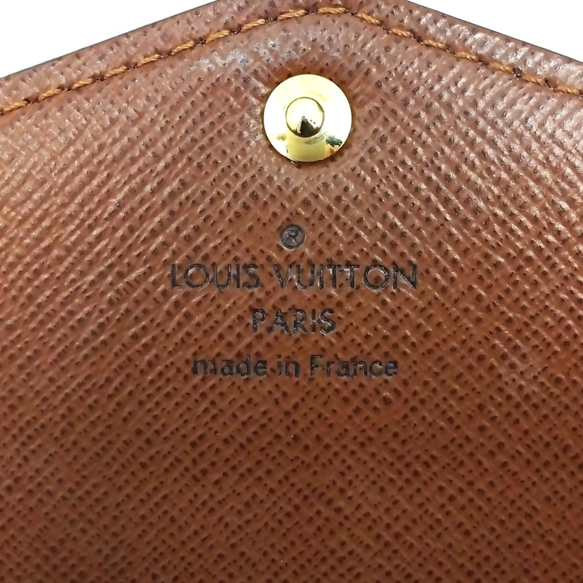 Louis Vuitton Monogram Black Monogram Long Wallet (Bi-Fold) (Pre-Owned)