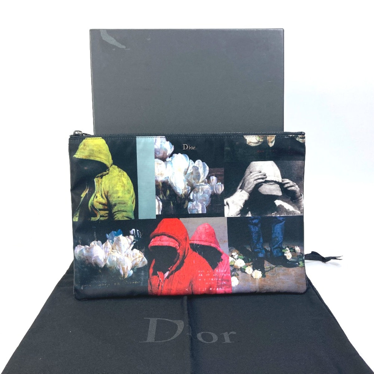 Christian Dior Black Cloth Clutch Bag (Pre-Owned)