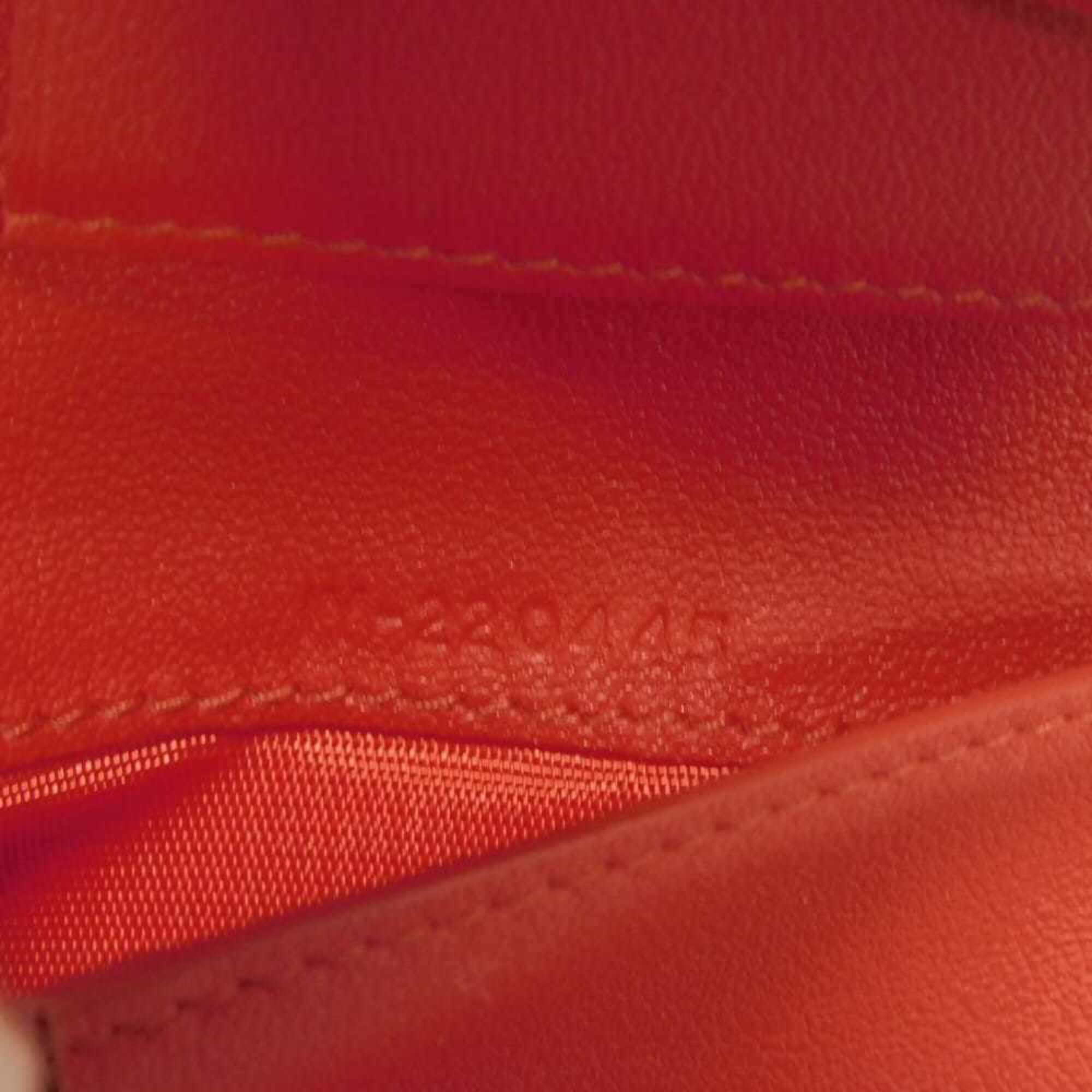 Salvatore Ferragamo Red Color Leather Wallet (Tri-Fold) (Pre-Owned)
