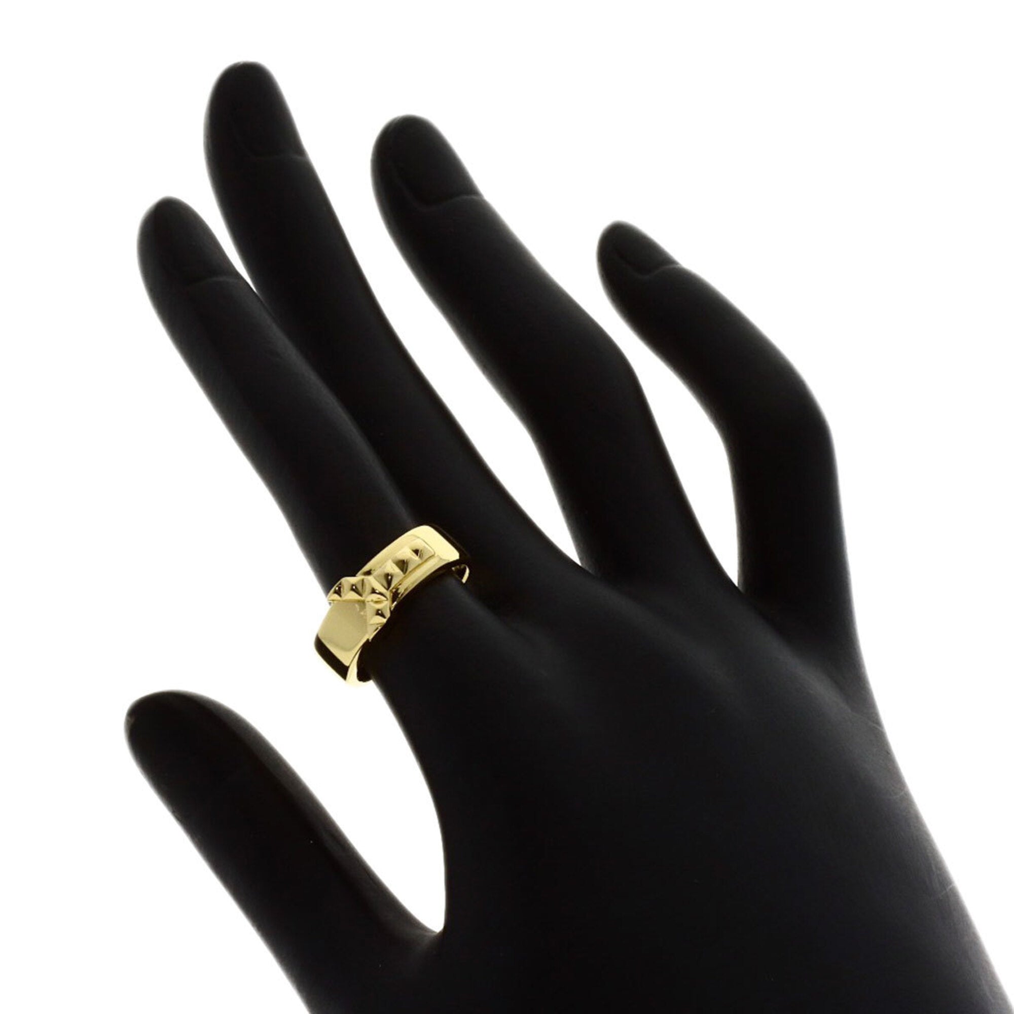 Yves Saint Laurent Yellow Gold (18K) Band Ring (Pre-Owned)