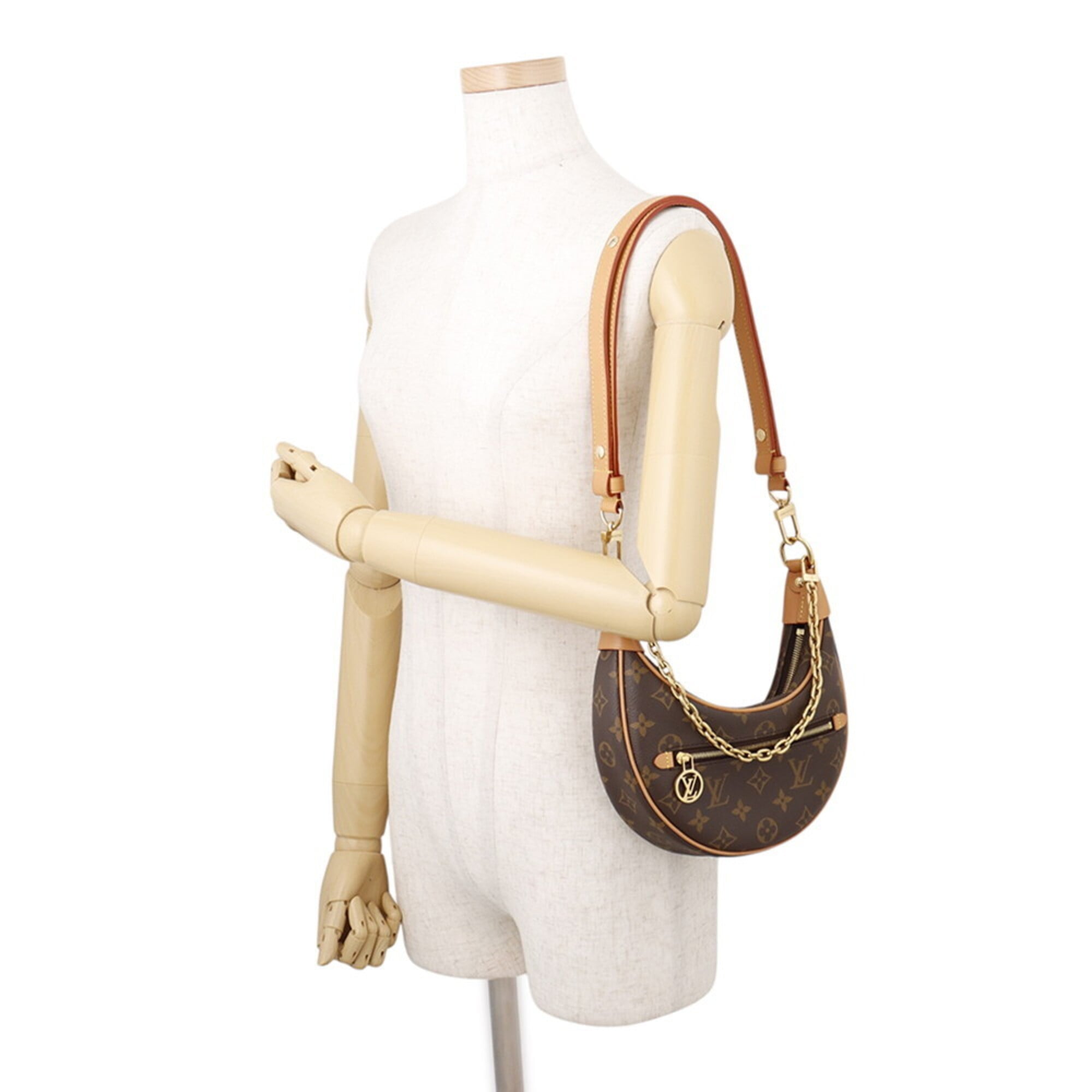 Louis Vuitton Beige Monogram Monogram Handbag Shoulder Bag (Pre-Owned)