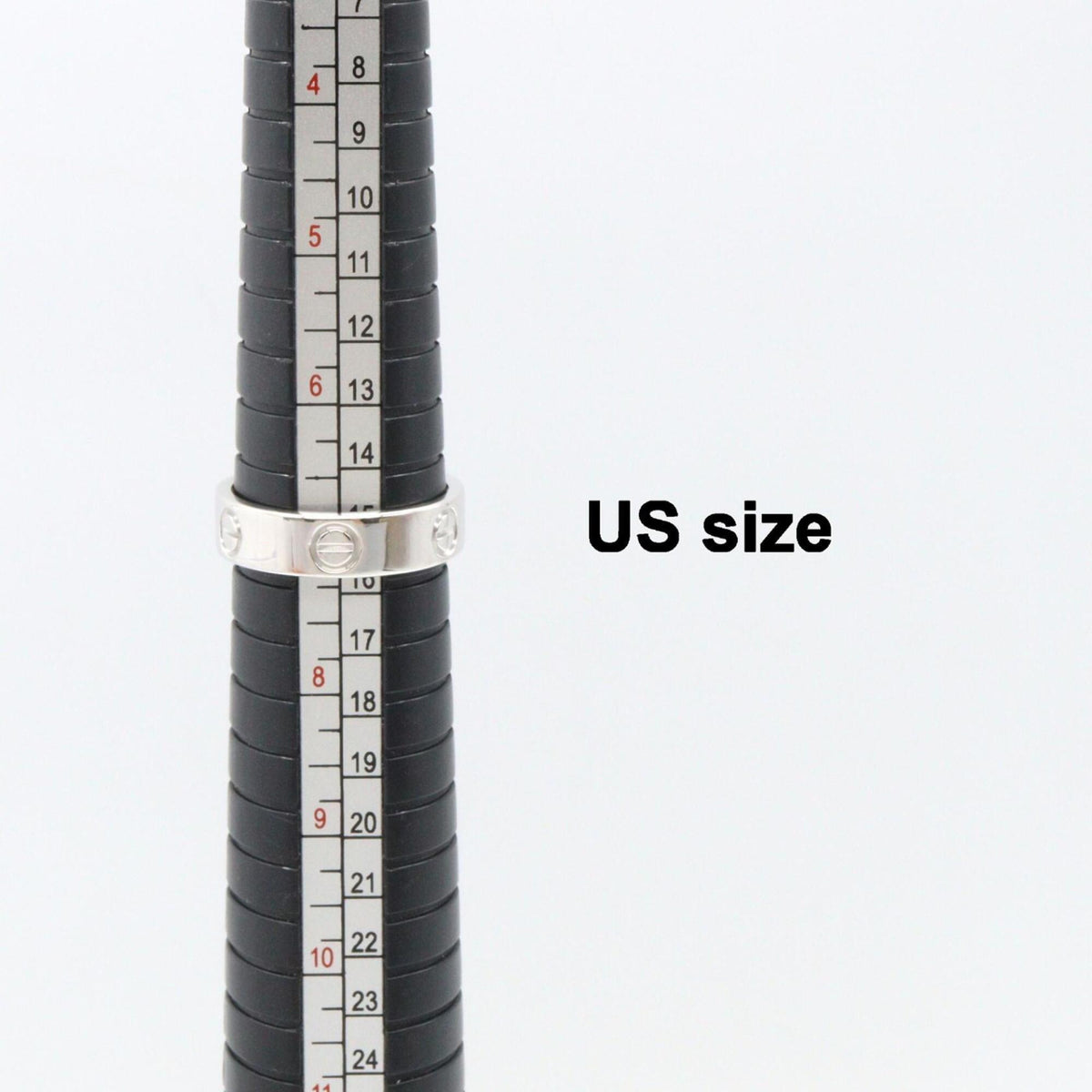 Cartier Silver White Gold (18K) Band Ring (Pre-Owned)