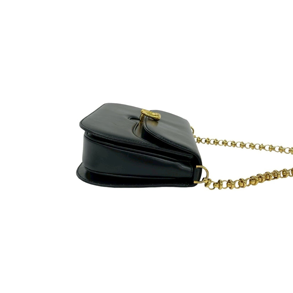 Gucci Black Leather Pochette Shoulder Bag (Pre-Owned)