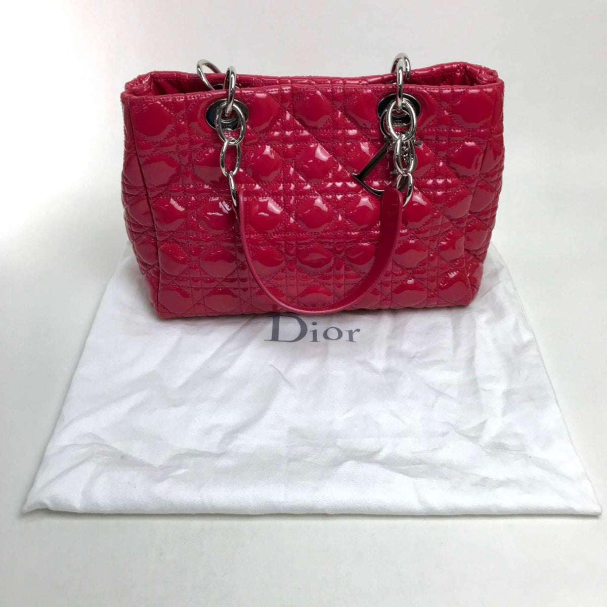 Christian Dior Pink Leather Handbag (Pre-Owned)