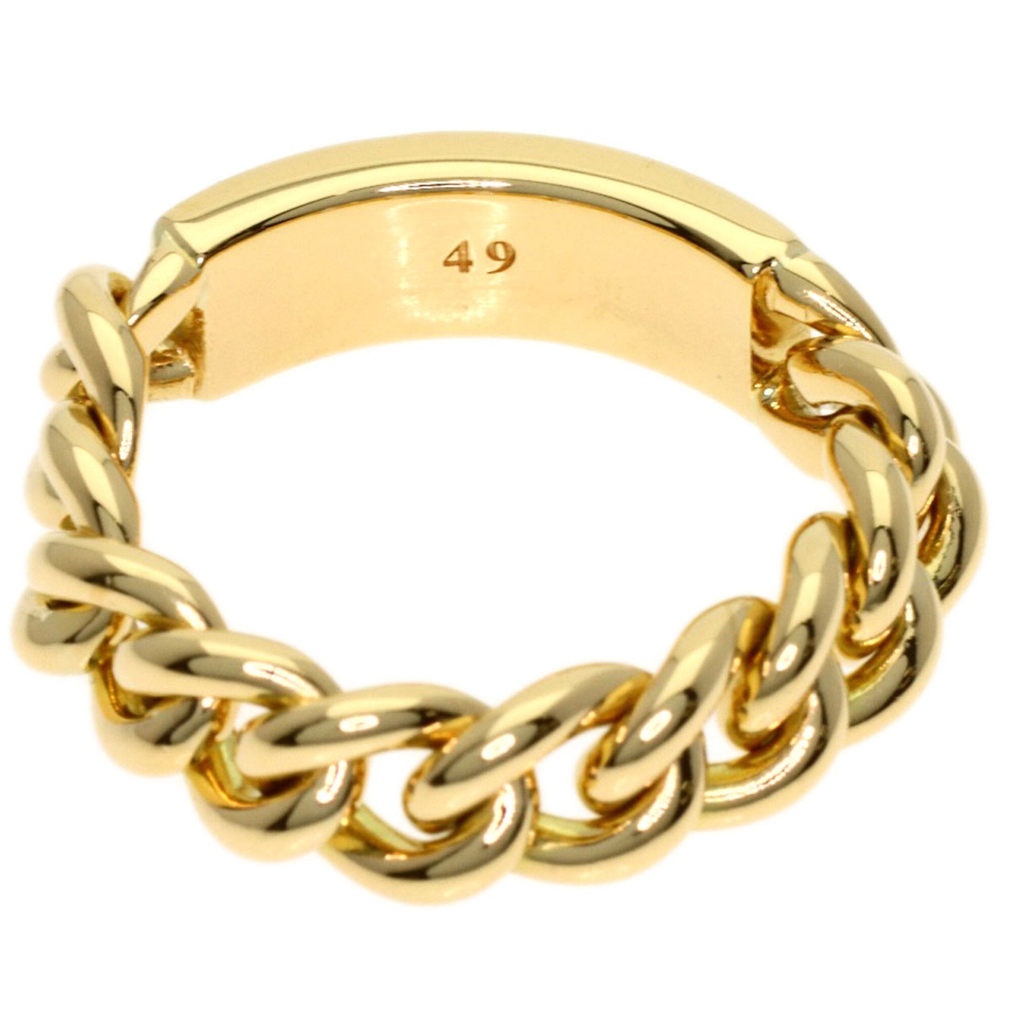 Christian Dior Gold Yellow Gold (18K) Band Ring (Pre-Owned)