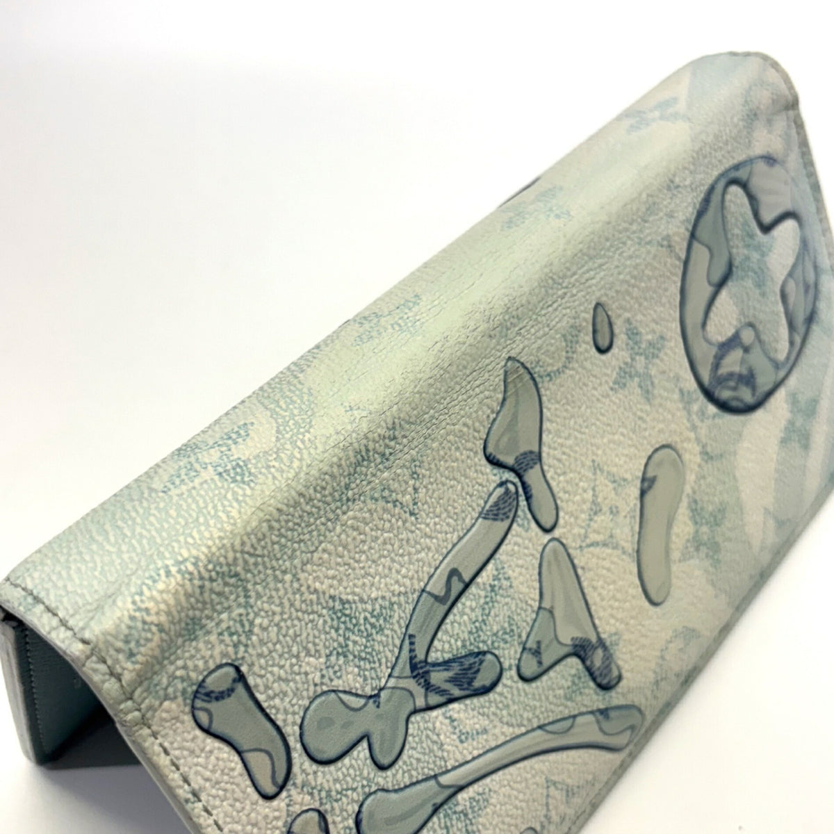 Louis Vuitton Monogram Blue Monogram Long Wallet (Bi-Fold) (Pre-Owned)