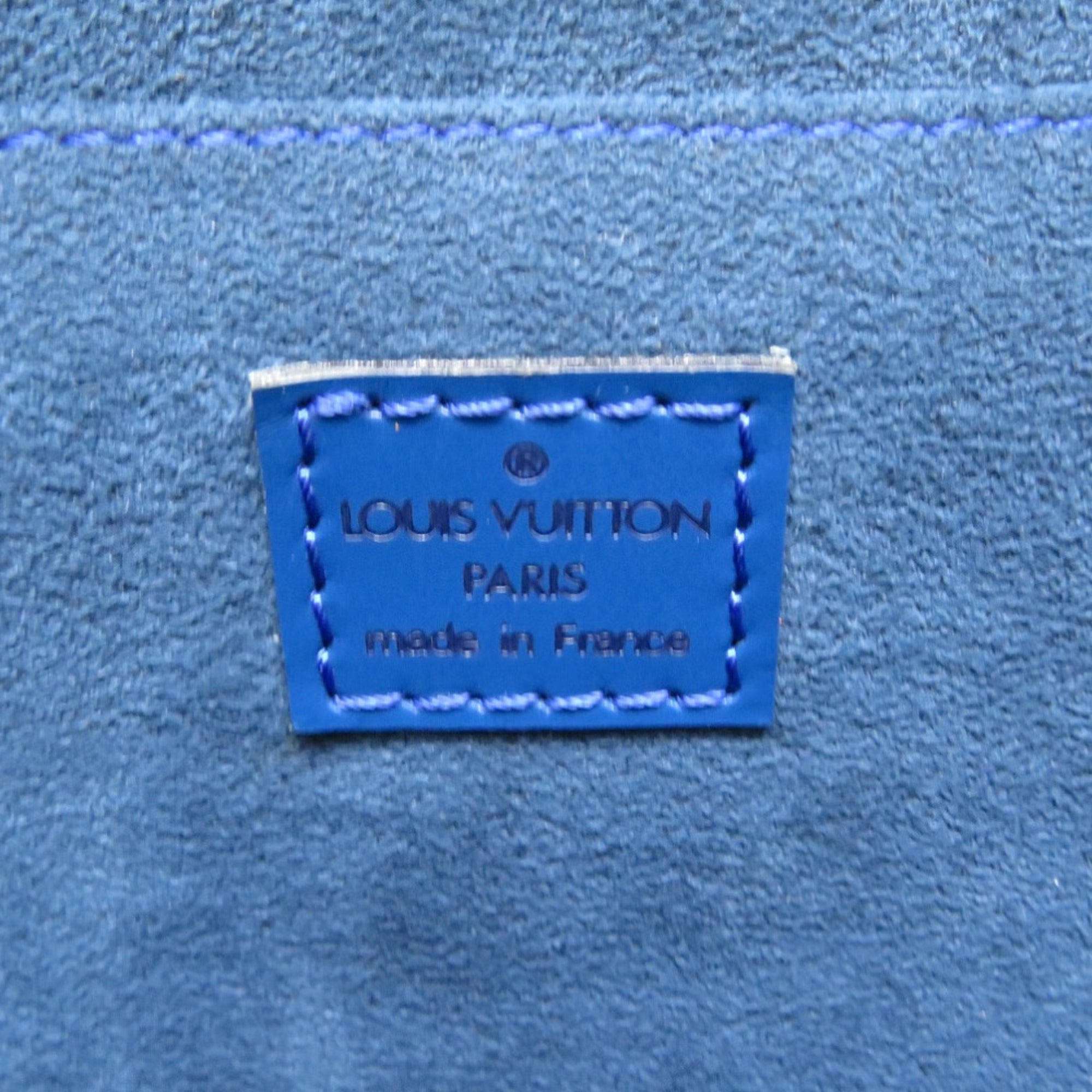 Louis Vuitton Epi Blue Toledo Blue Epi Leather Shoulder Bag (Pre-Owned)