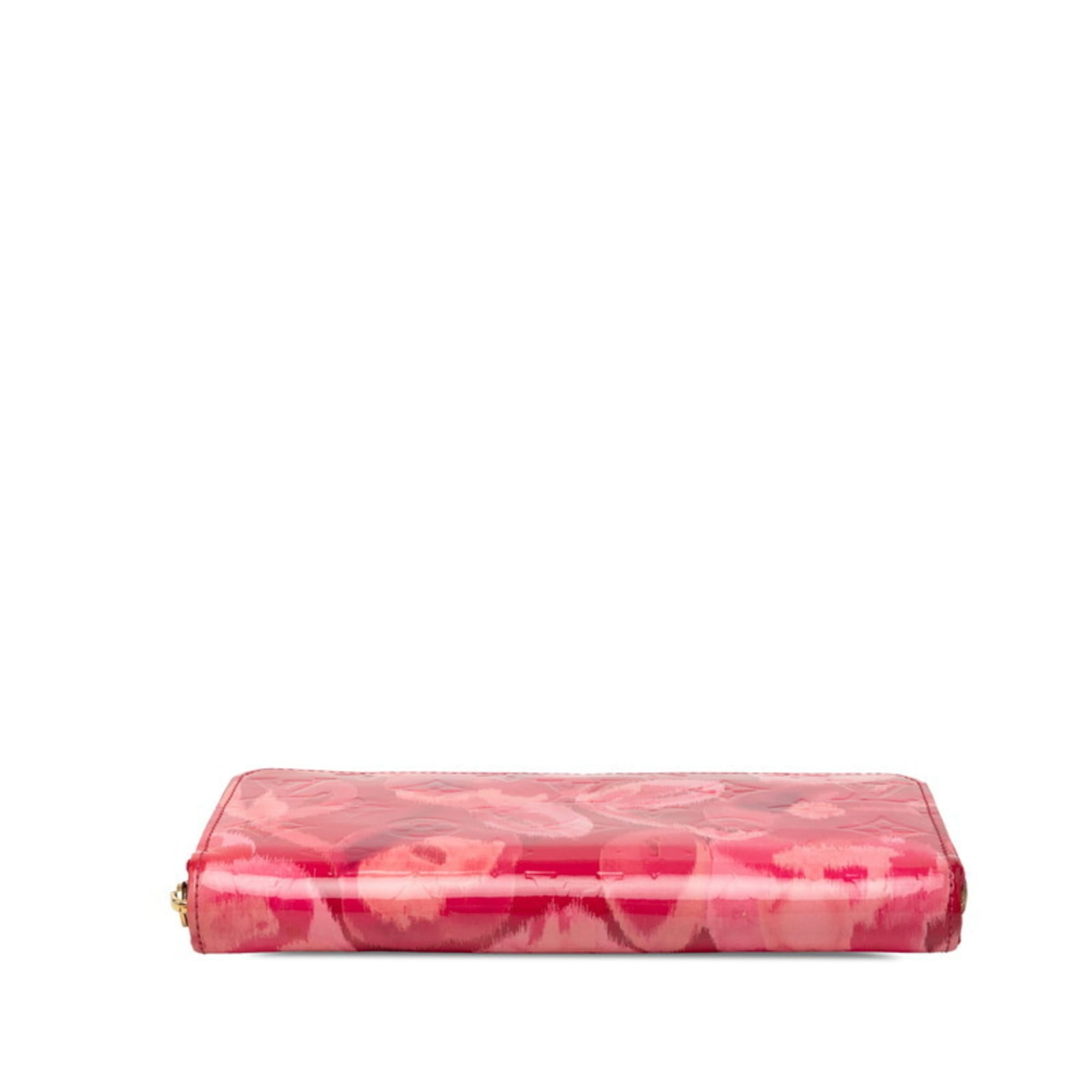 Louis Vuitton Indian Rose Patent Leather Long Wallet (Bi-Fold) (Pre-Owned)