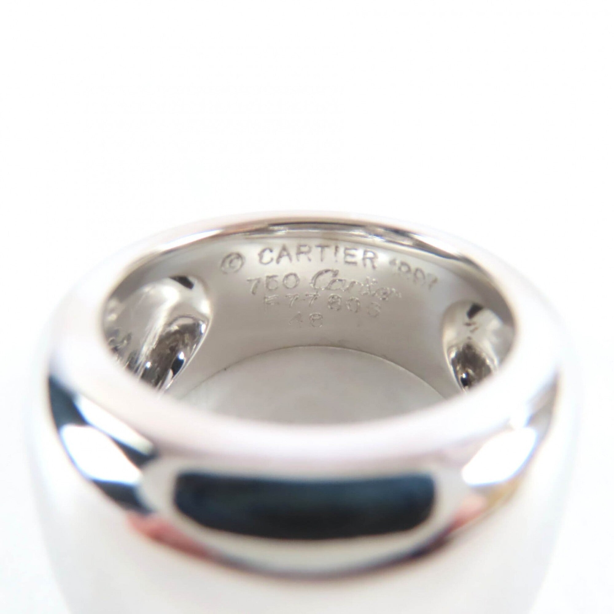 Cartier White Gold White Gold (18K) Band Ring (Pre-Owned)