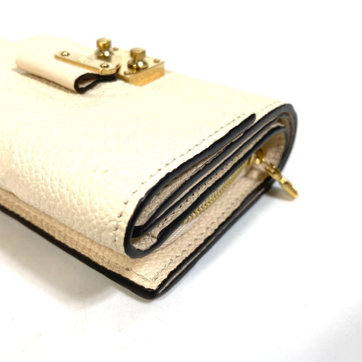 Louis Vuitton Monogram Empreinte Monogram Empreinte Wallet (Tri-Fold) (Pre-Owned)