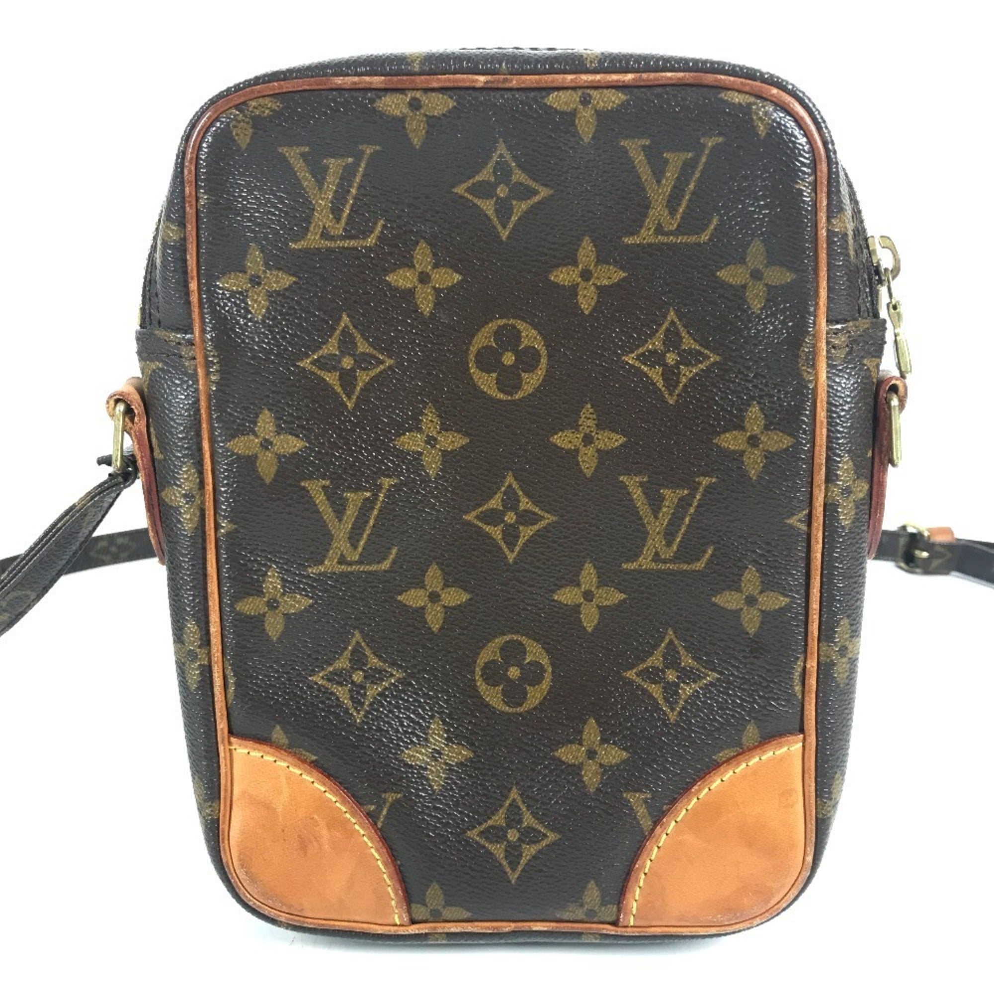 Louis Vuitton Brown Monogram Canvas Pochette Shoulder Bag (Pre-Owned)