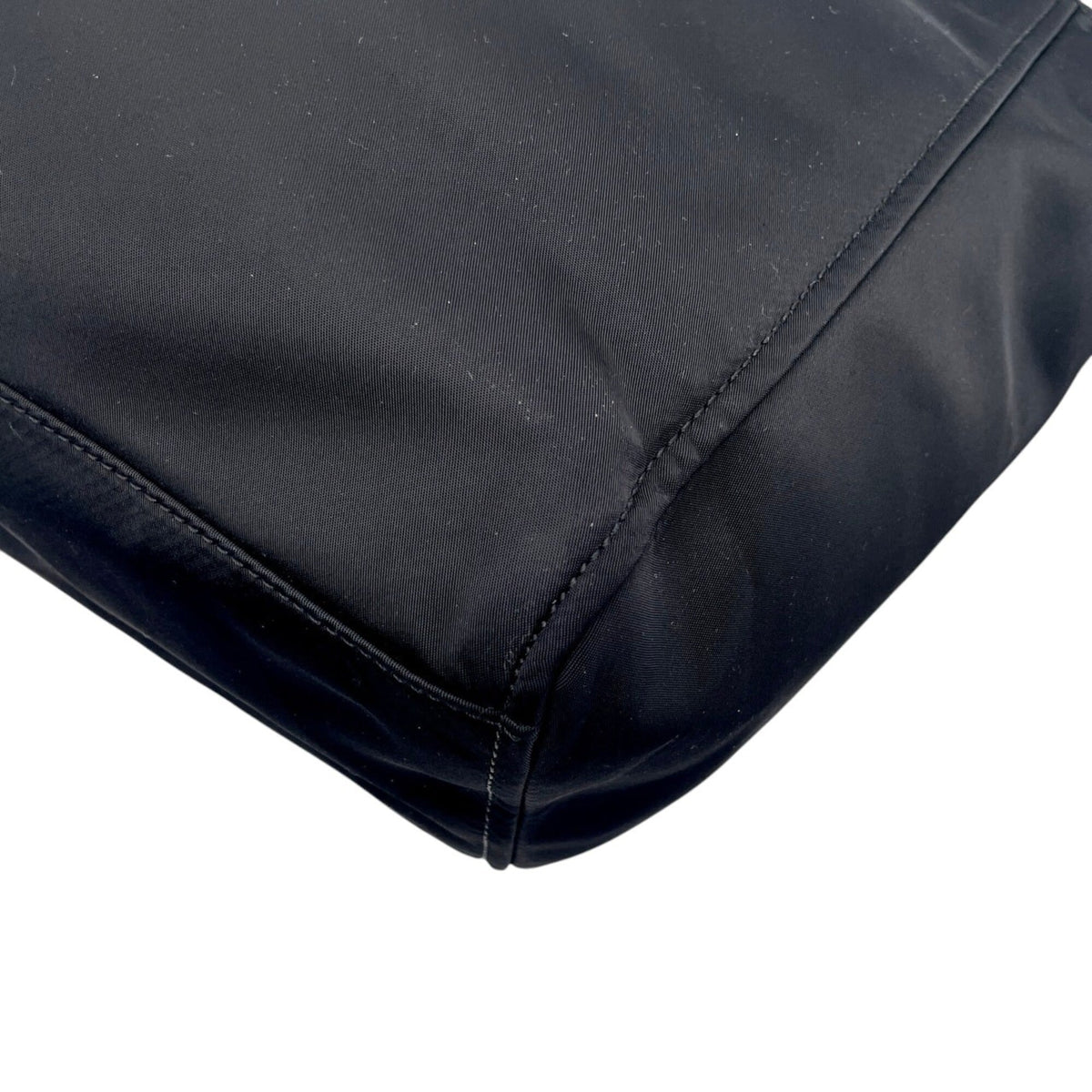 Kate Spade Black Nylon Leather Handbag Tote Bag (Pre-Owned)