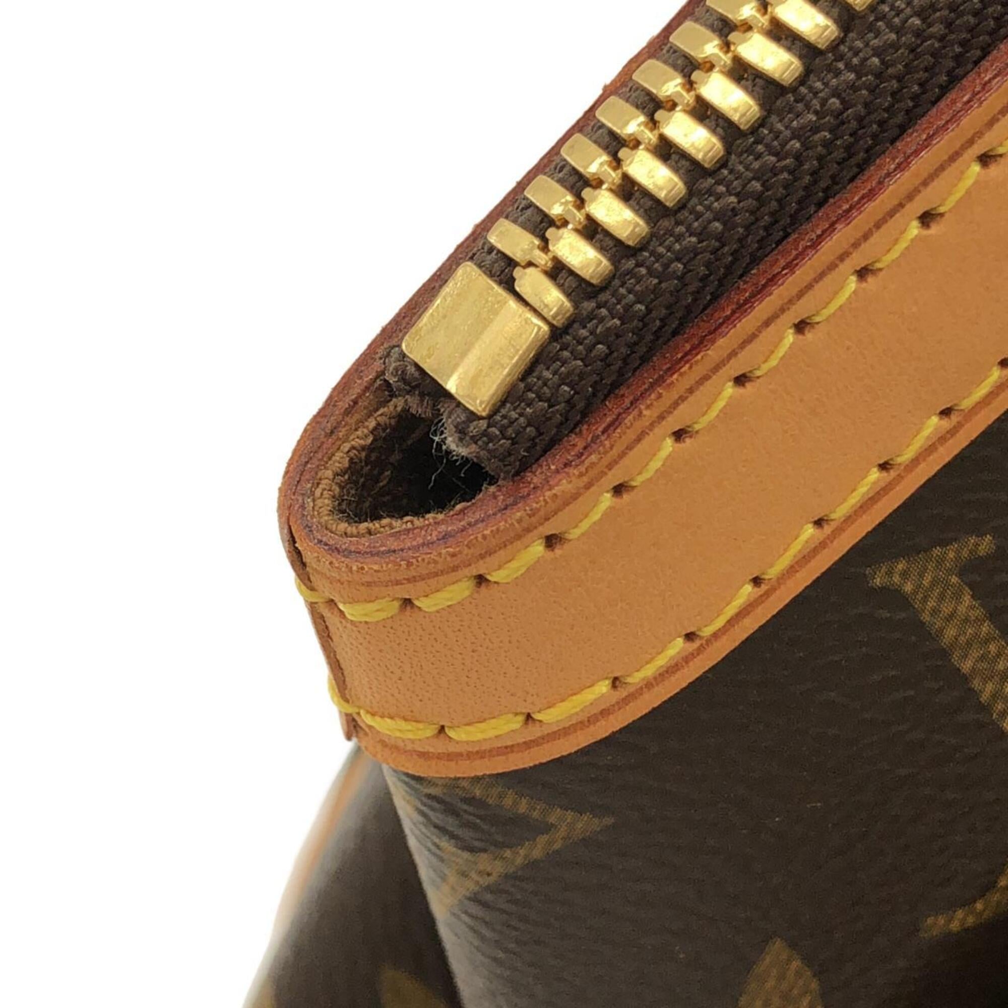 Louis Vuitton Marron Coated Canvas Shoulder Bag (Pre-Owned)
