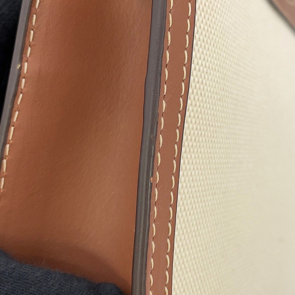 Burberry Brown Canvas Leather Handbag (Pre-Owned)