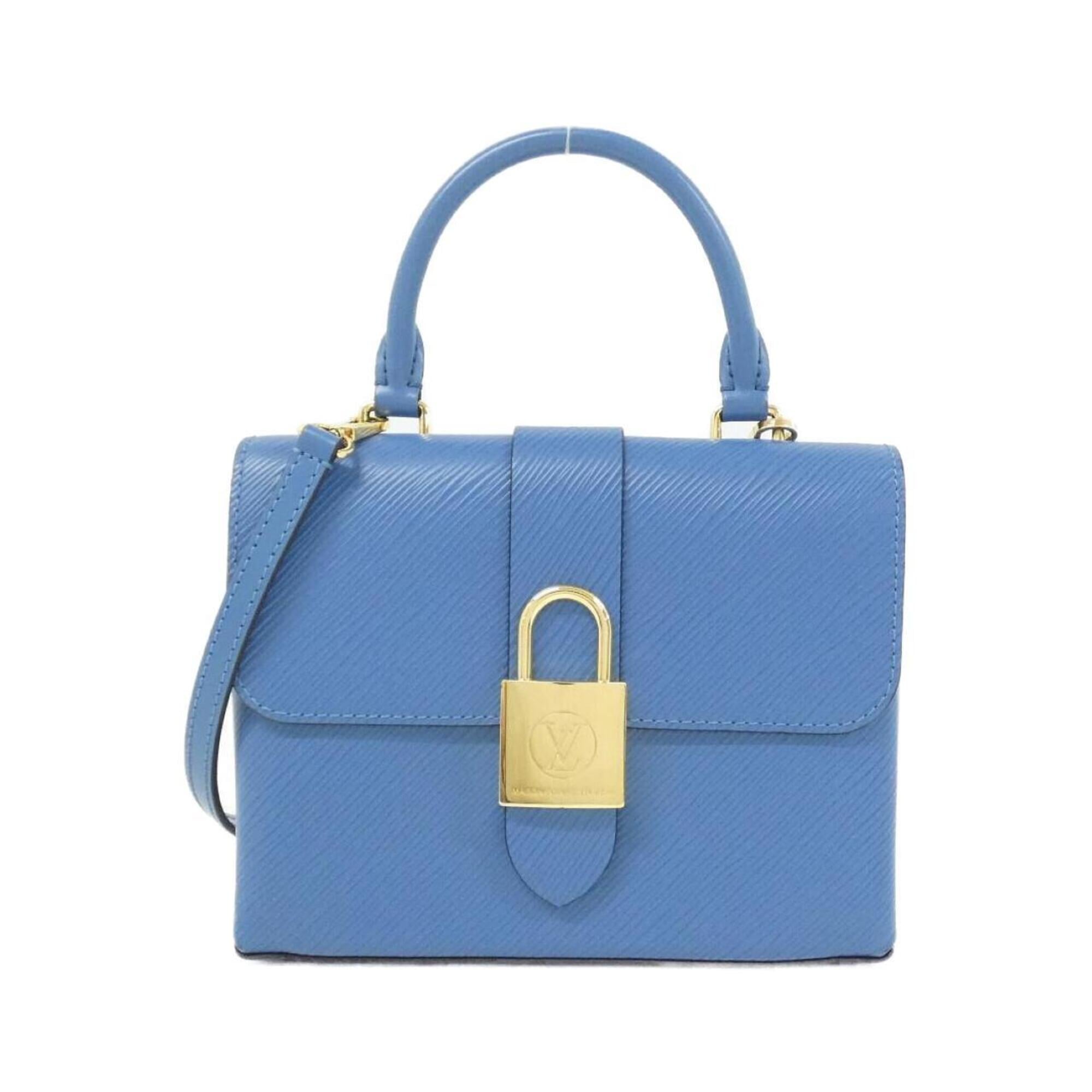 Louis Vuitton Epi Blue Jean Leather Handbag (Pre-Owned)