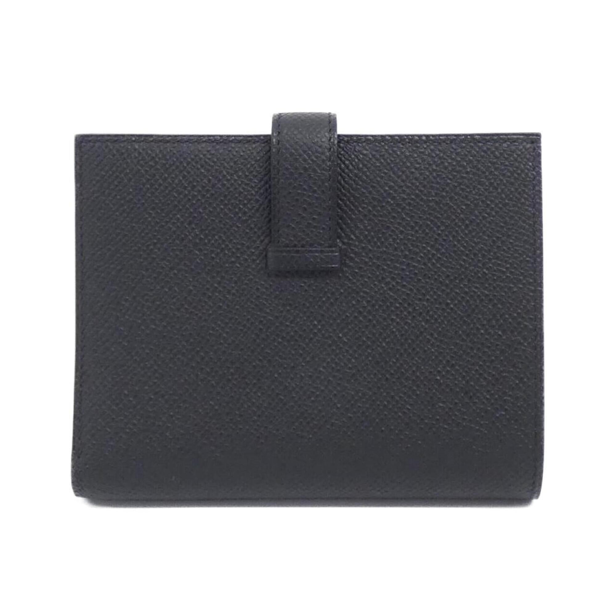 Hermes Black Epsom Leather Wallet (Bi-Fold) (Pre-Owned)