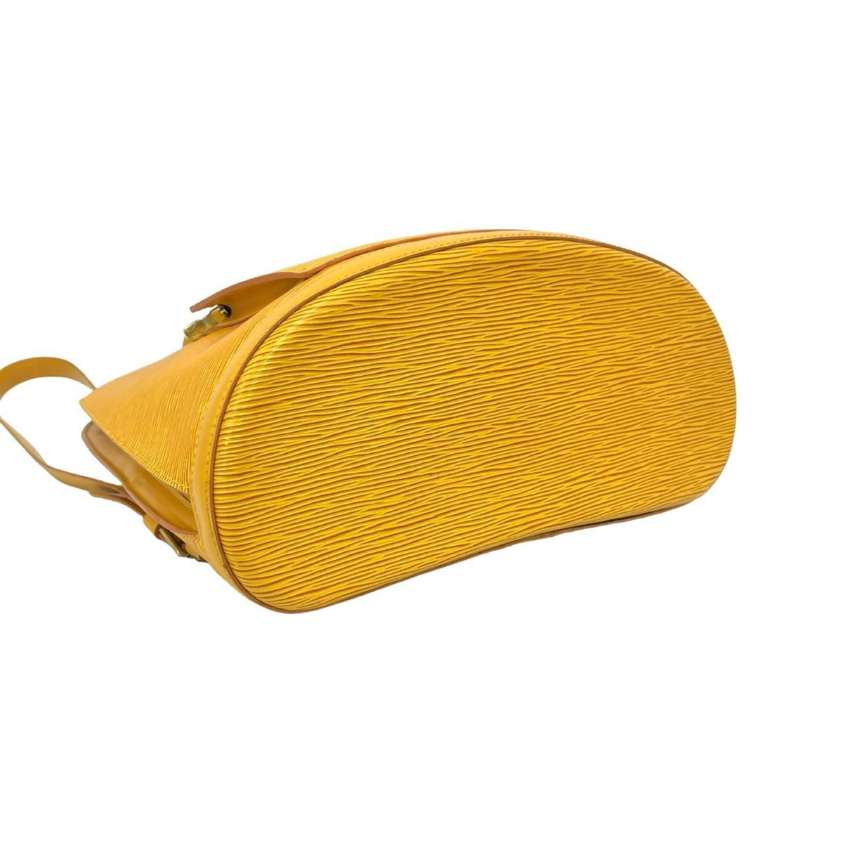 Louis Vuitton Yellow Leather Backpack (Pre-Owned)