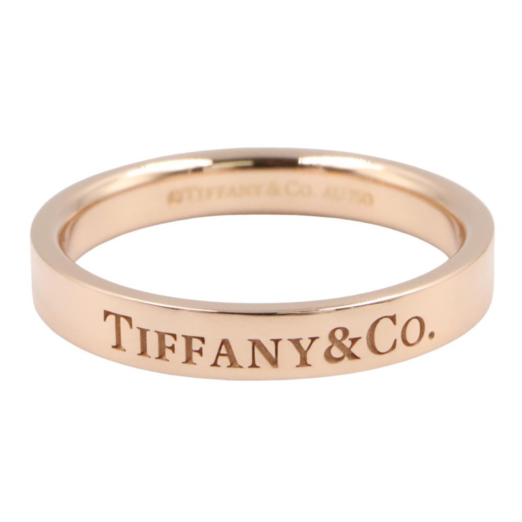 Tiffany Gold Pink Gold (18K) Band Ring (Pre-Owned)