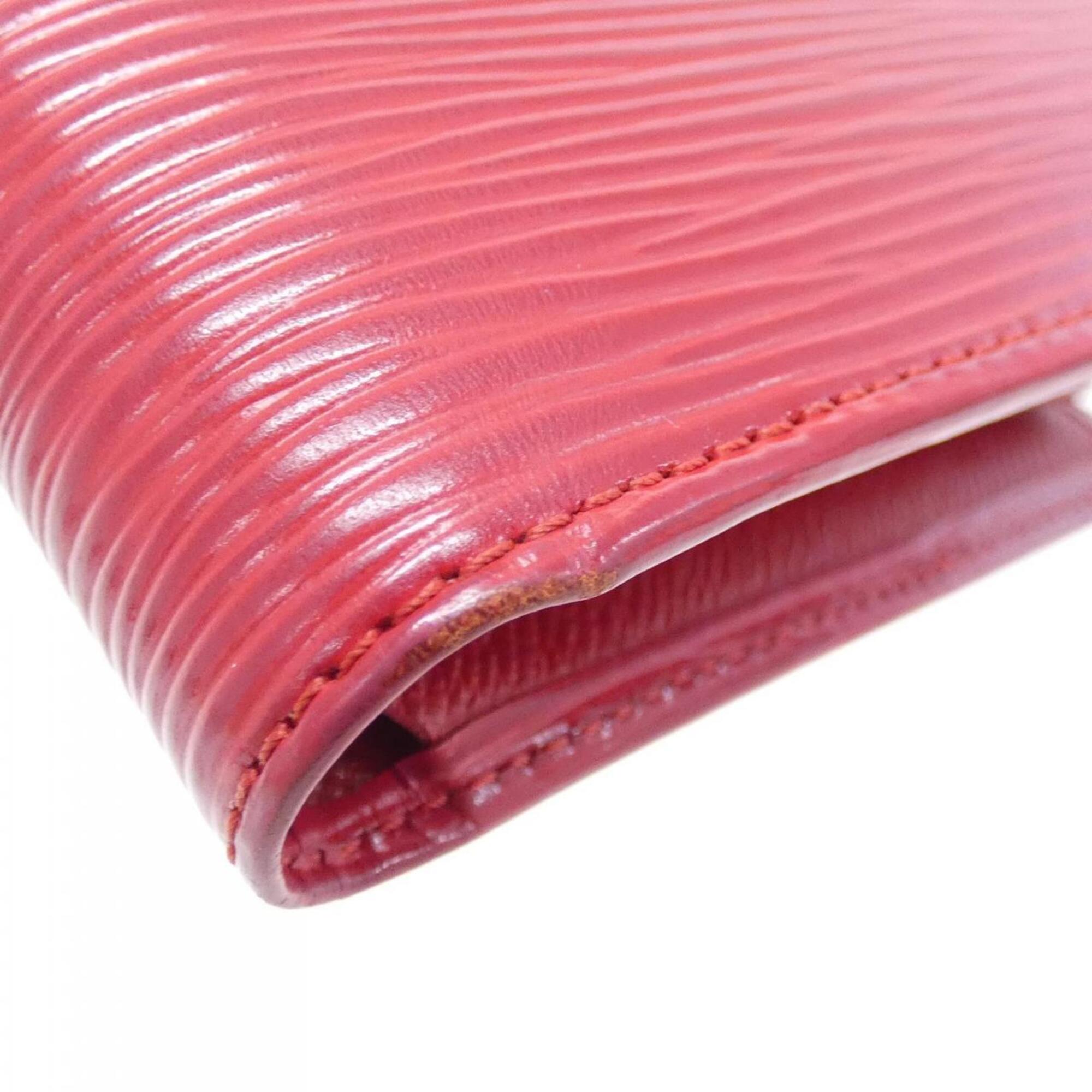 Louis Vuitton Rouge Leather Wallet (Bi-Fold) (Pre-Owned)