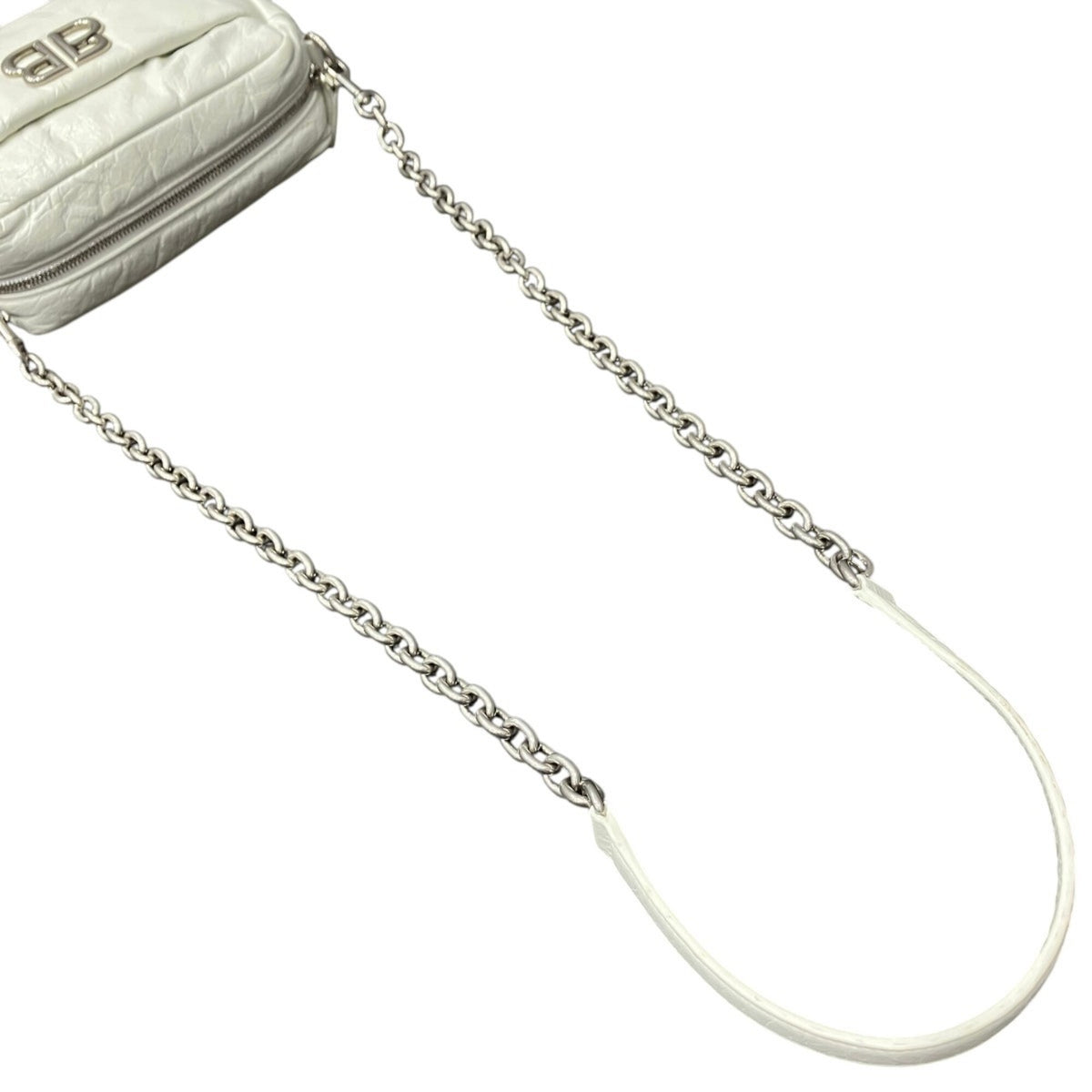 Balenciaga White Leather Shoulder Bag (Pre-Owned)