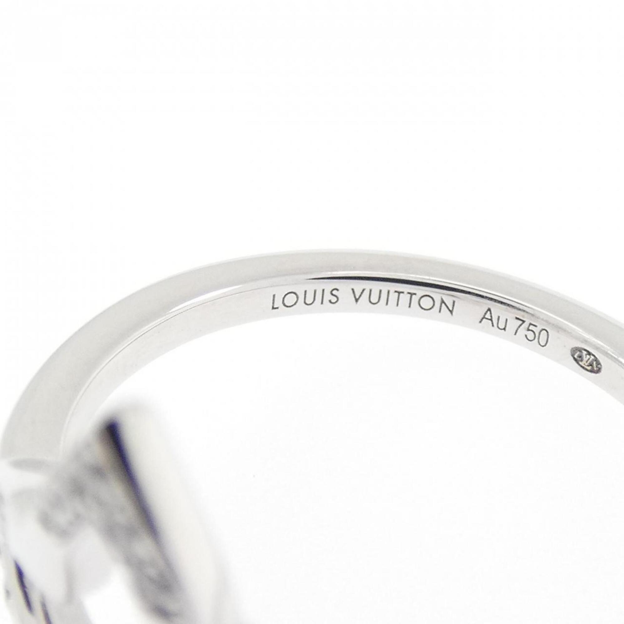 Louis Vuitton White Gold (18K) Band Ring (Pre-Owned)