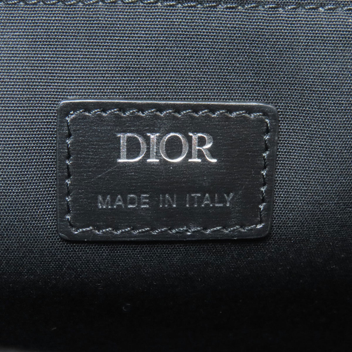 Christian Dior Black Pvc Tote Bag (Pre-Owned)