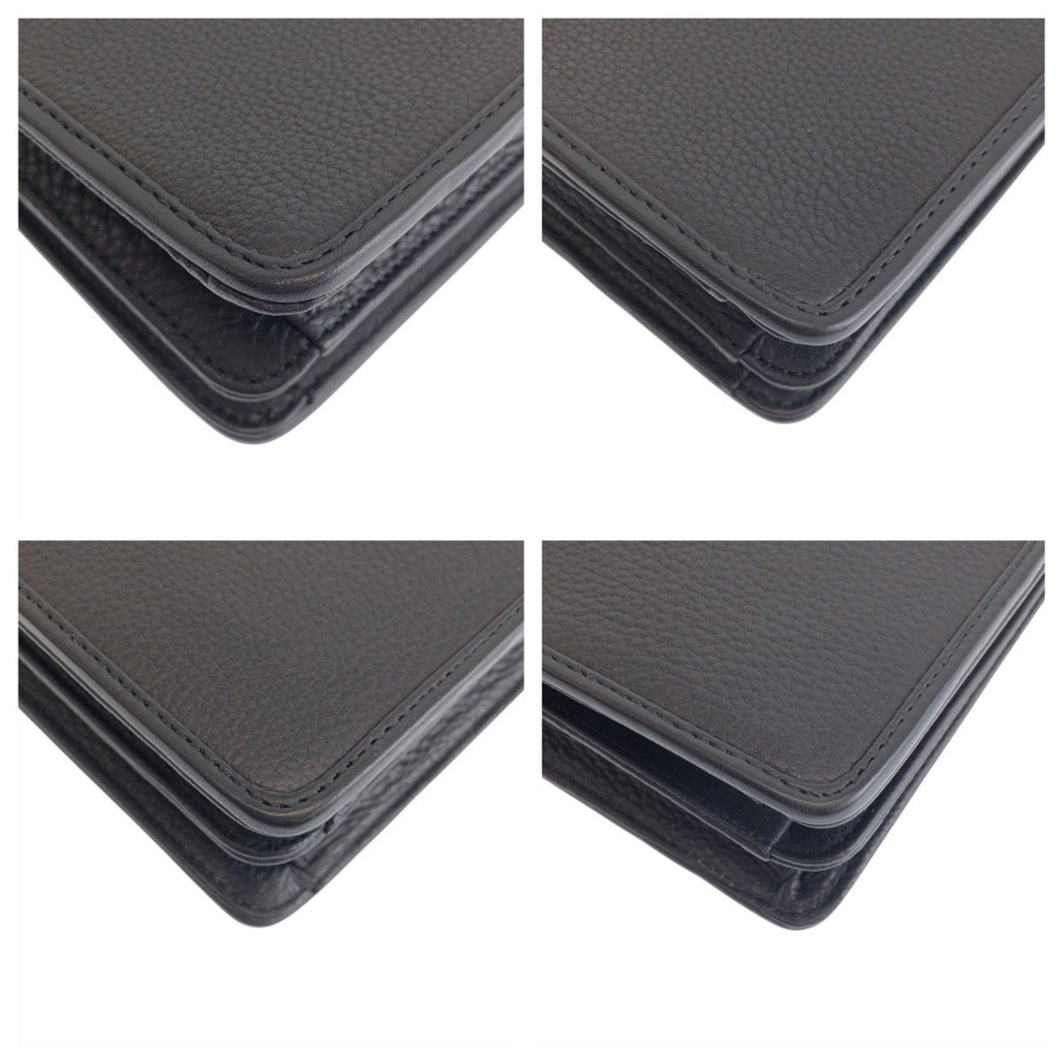 Versace Black Leather Clutch Bag (Pre-Owned)