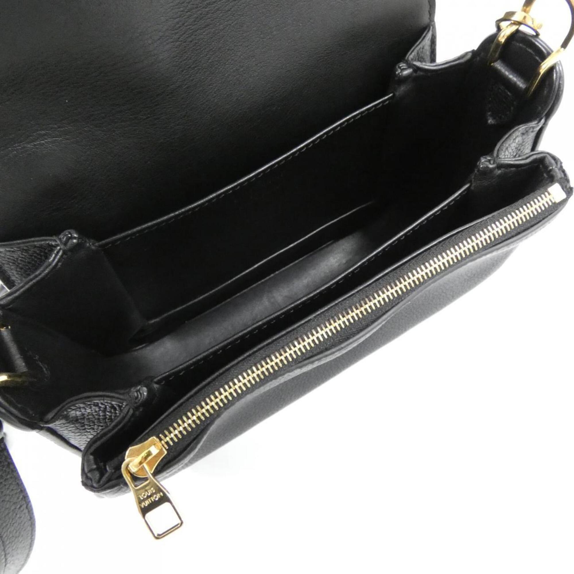 Louis Vuitton Taurillon Black Leather Shoulder Bag (Pre-Owned)