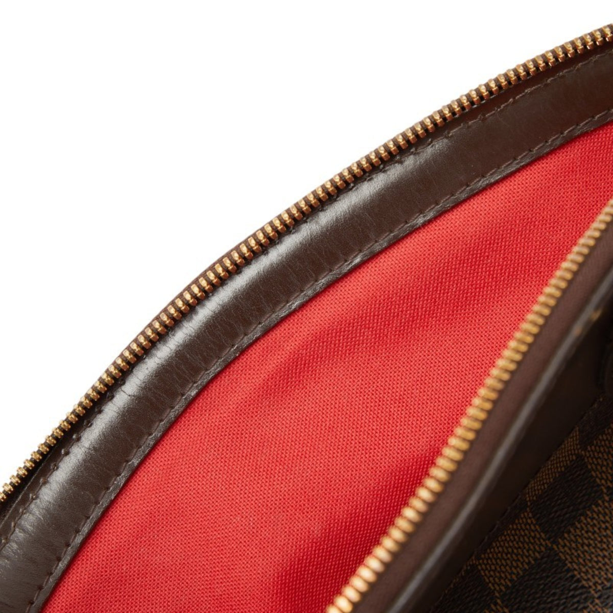 Louis Vuitton Brown Damier Canvas Pvc Leather Handbag (Pre-Owned)