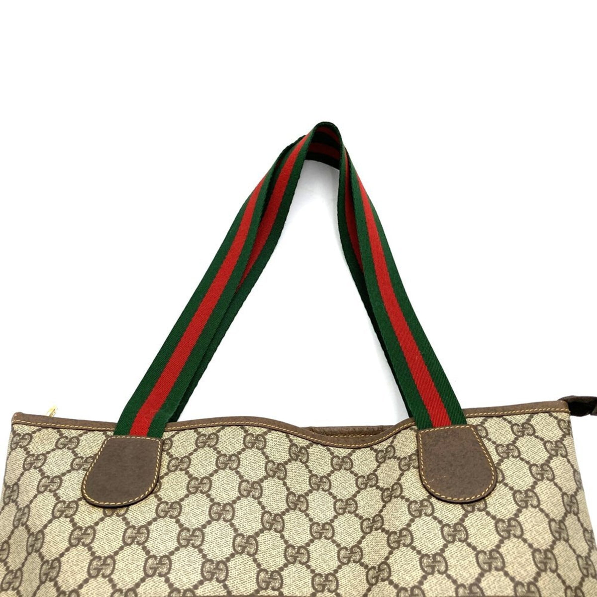 Gucci Brown Gg Supreme Tote Bag (Pre-Owned)