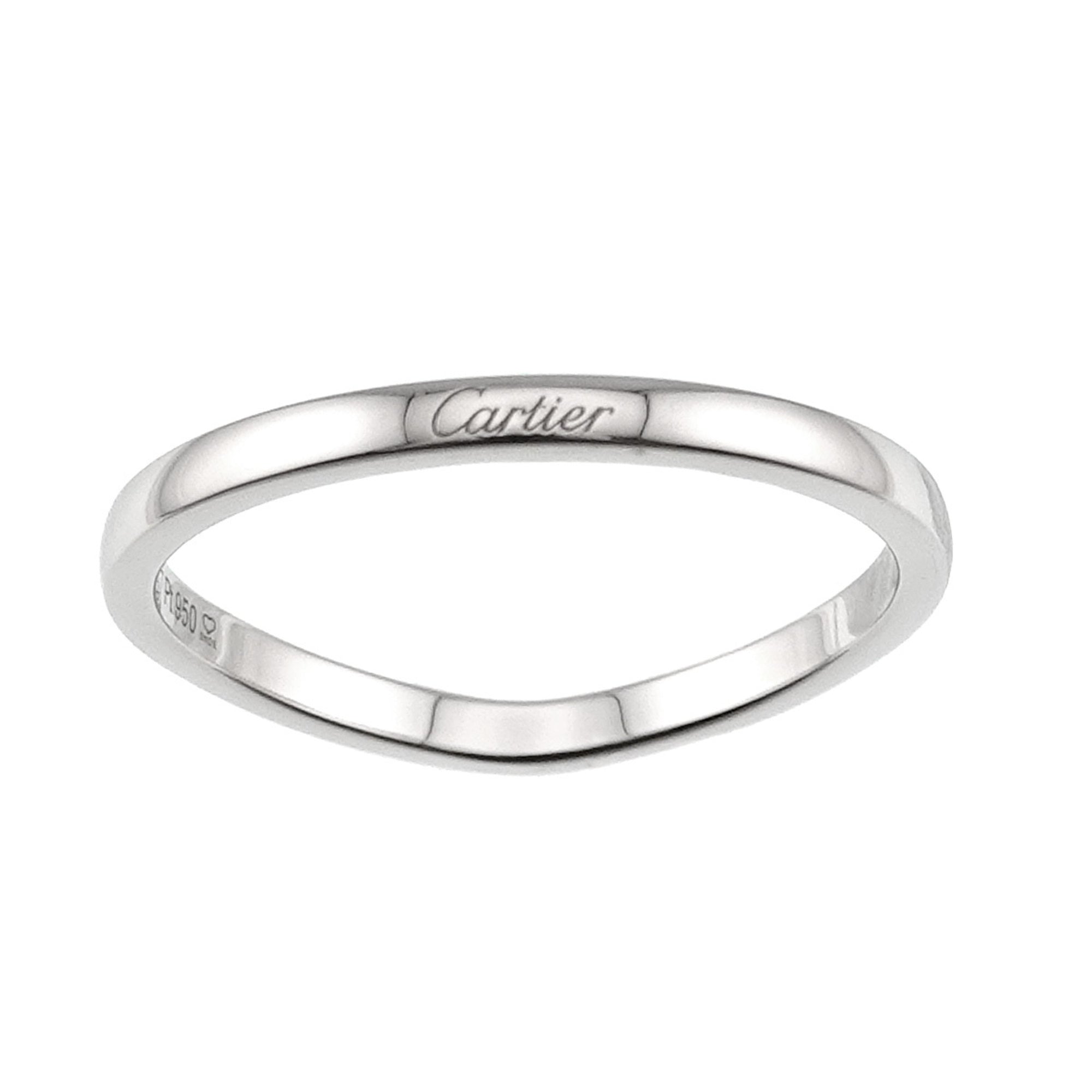 Cartier Platinum 950 Band Ring (Pre-Owned)