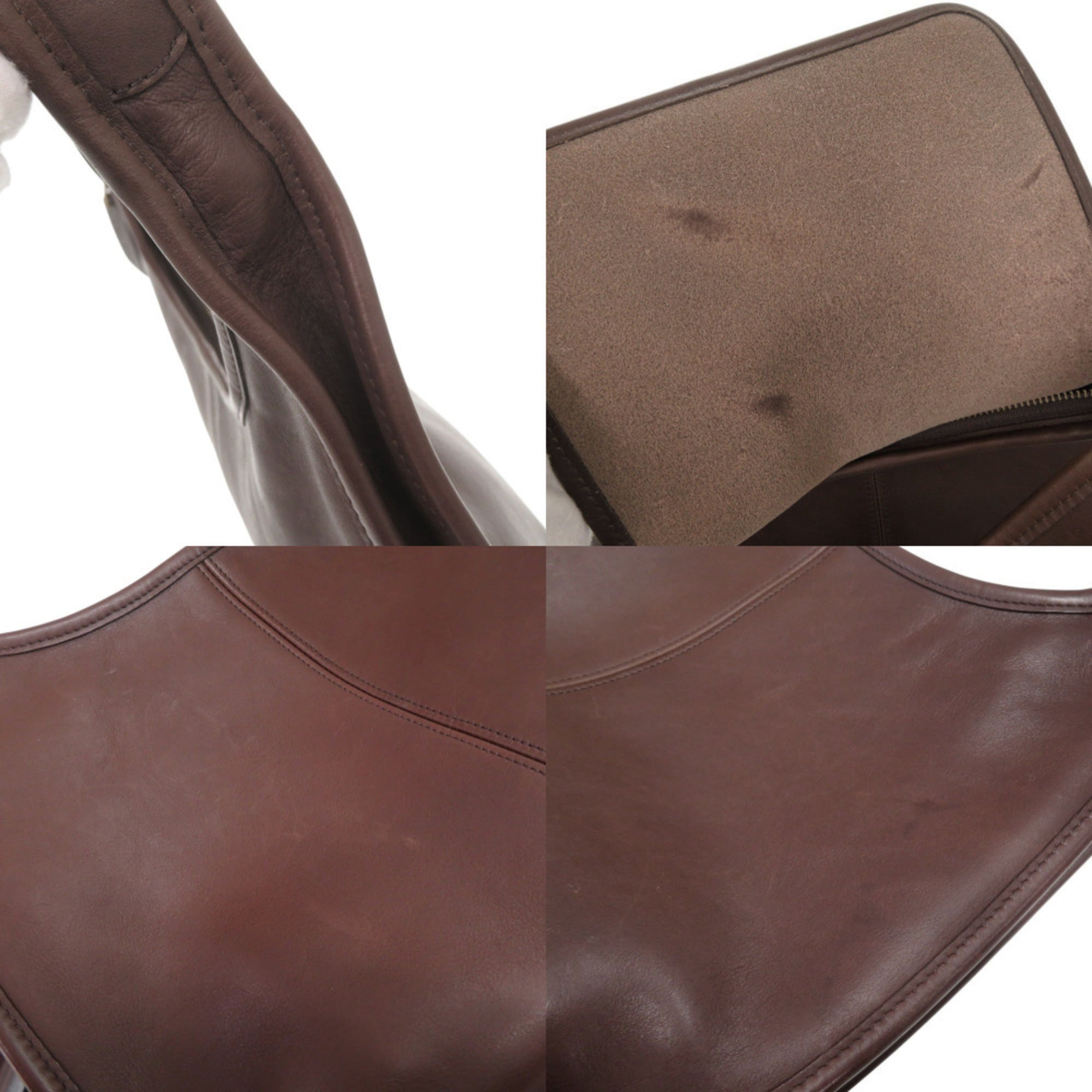 Coach Brown Leather Shoulder Bag (Pre-Owned)