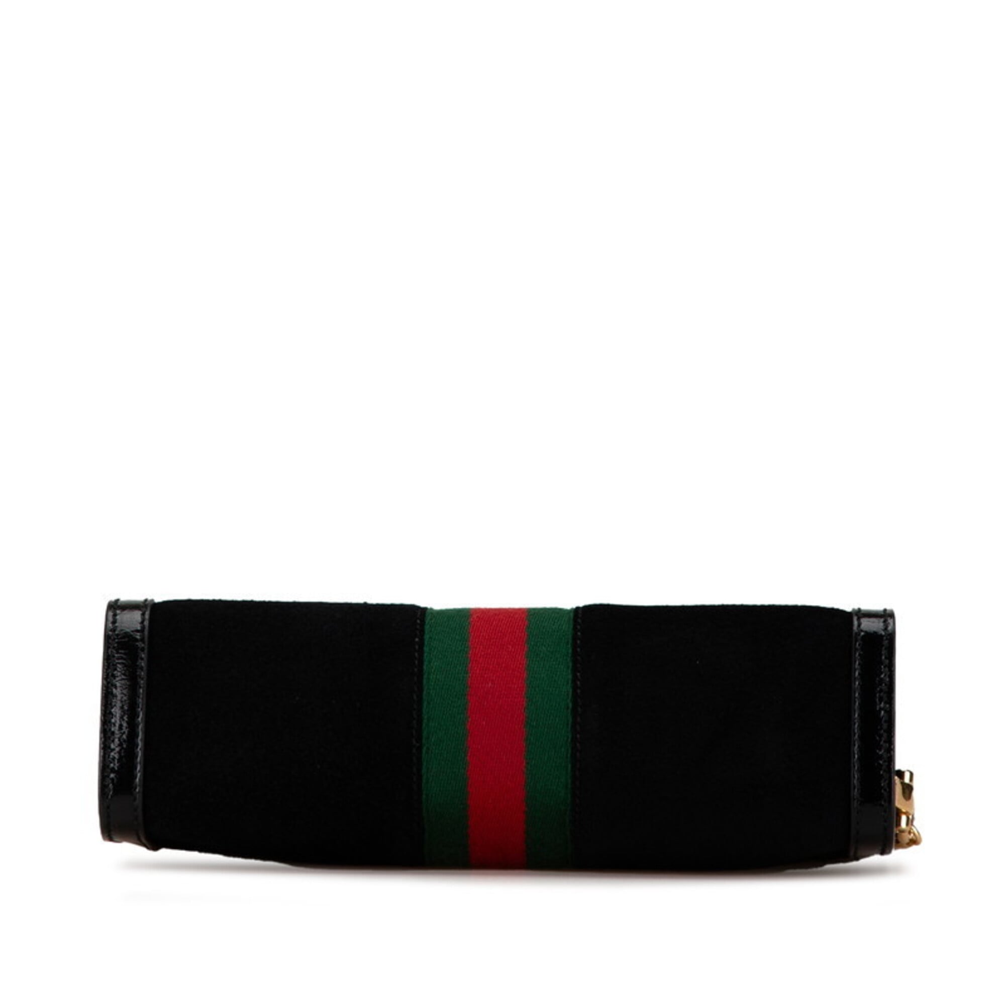 Gucci Black Suede Leather Shoulder Bag (Pre-Owned)