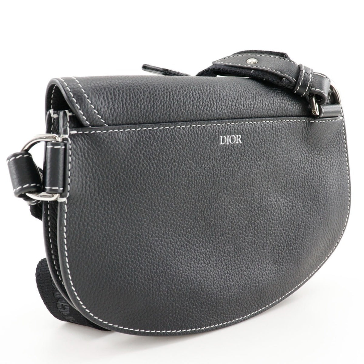 Christian Dior Black Leather Sling Bag (Pre-Owned)
