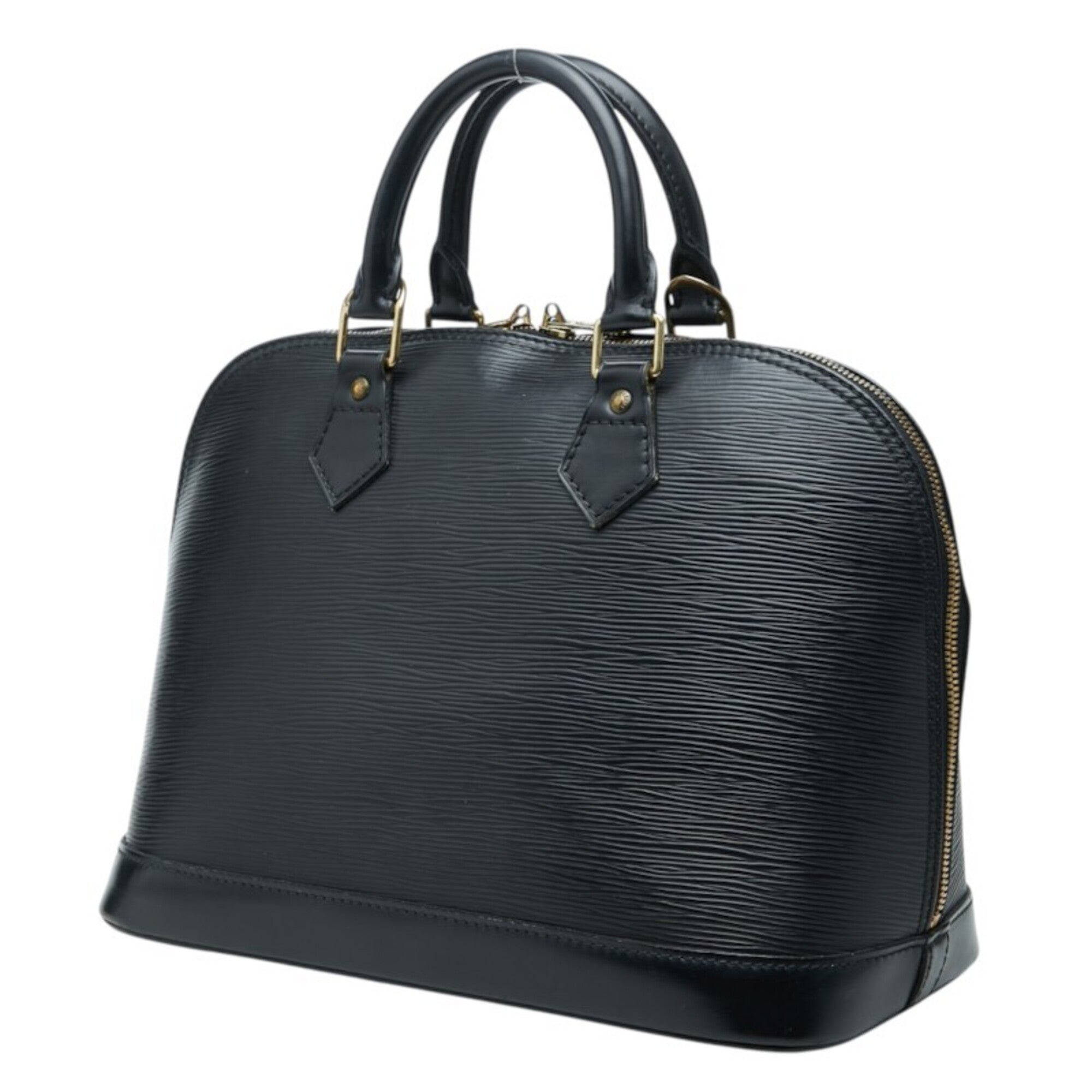 Louis Vuitton Black Noir Leather Handbag (Pre-Owned)