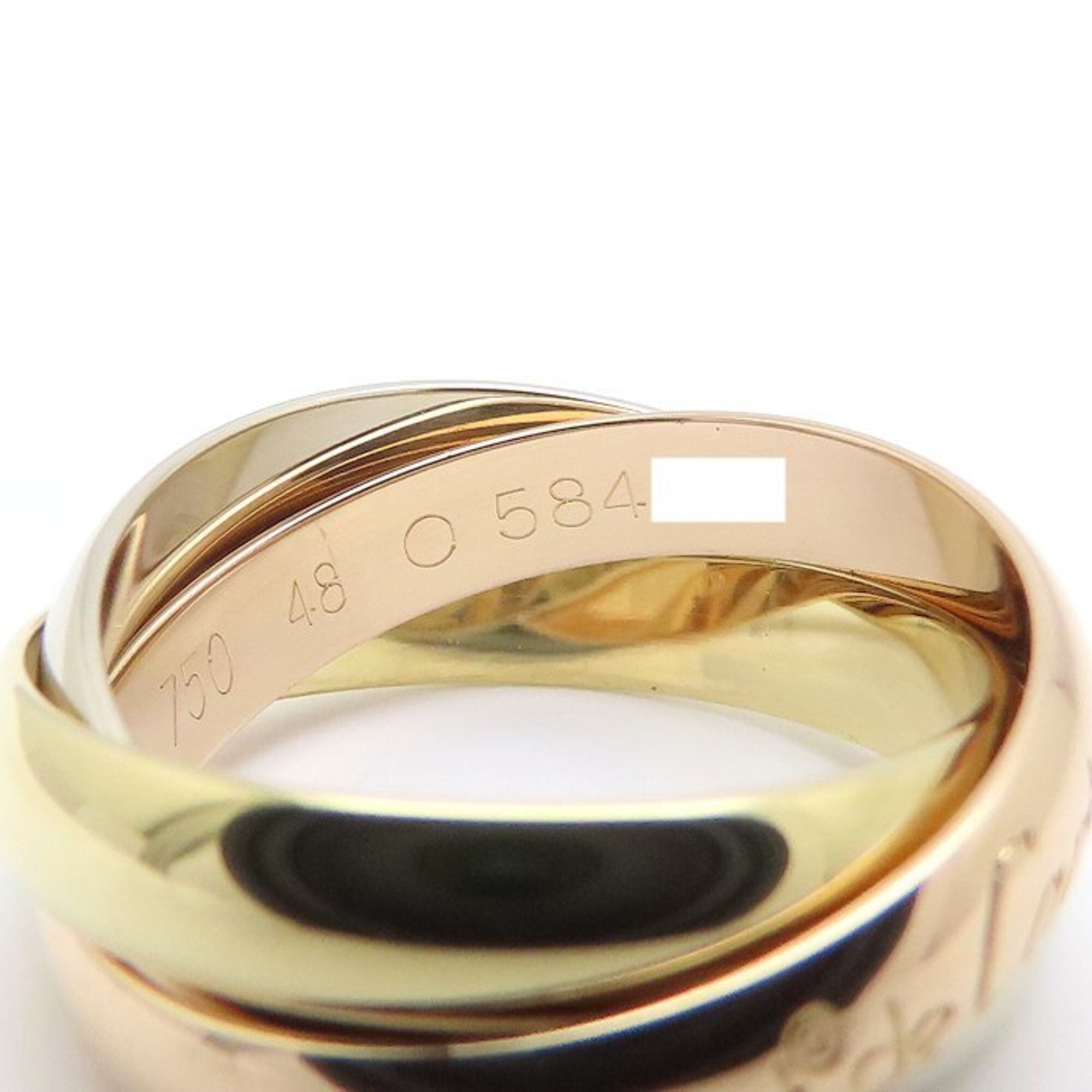 Cartier Yellow Gold (18K) Pink Gold (18K) White Gold (18K) Band Ring (Pre-Owned)