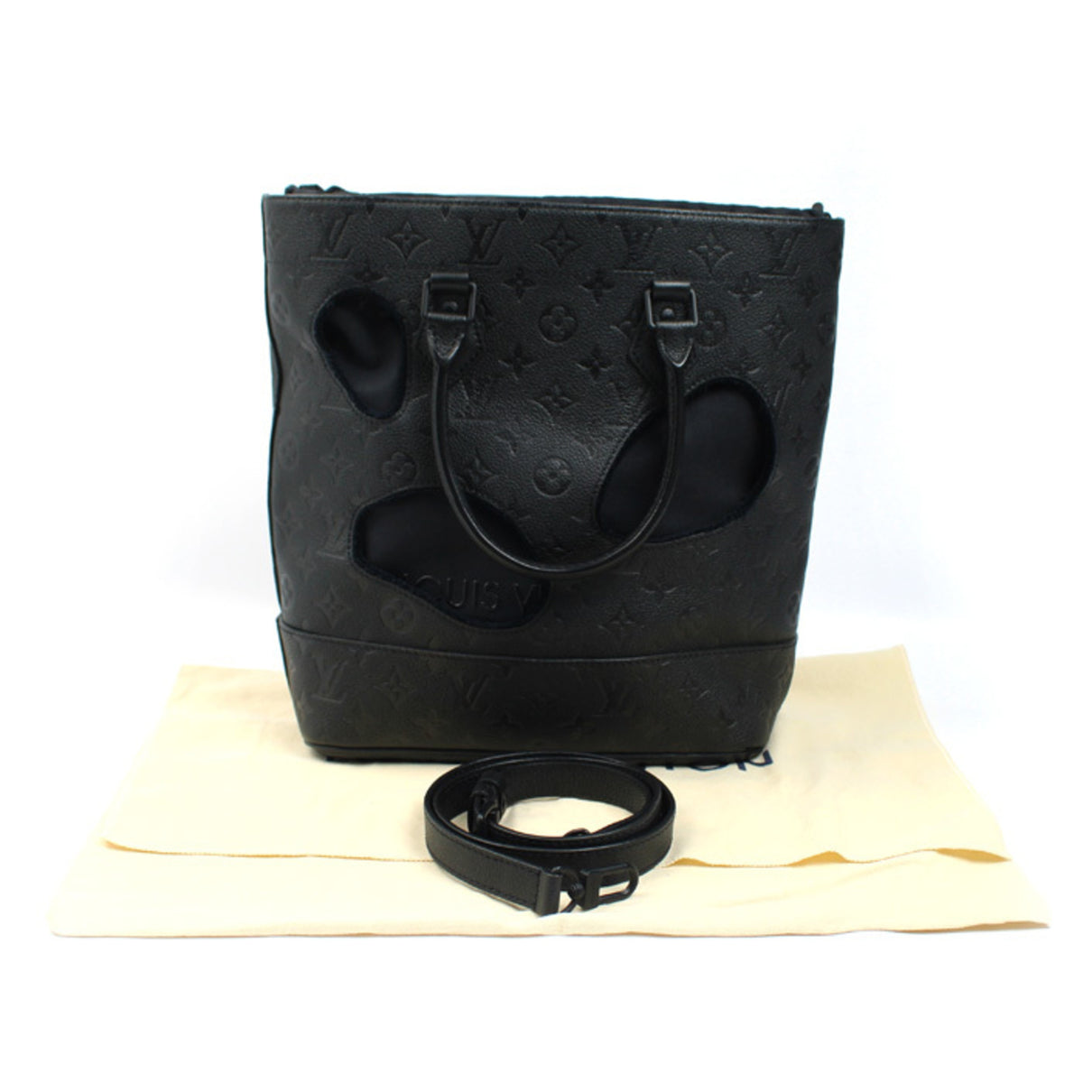Louis Vuitton Black Monogram Empreinte Shoulder Bag (Pre-Owned)