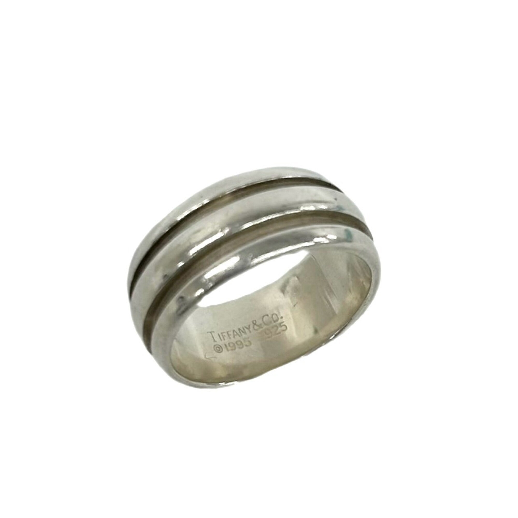 Tiffany Silver Silver 925 Band Ring (Pre-Owned)