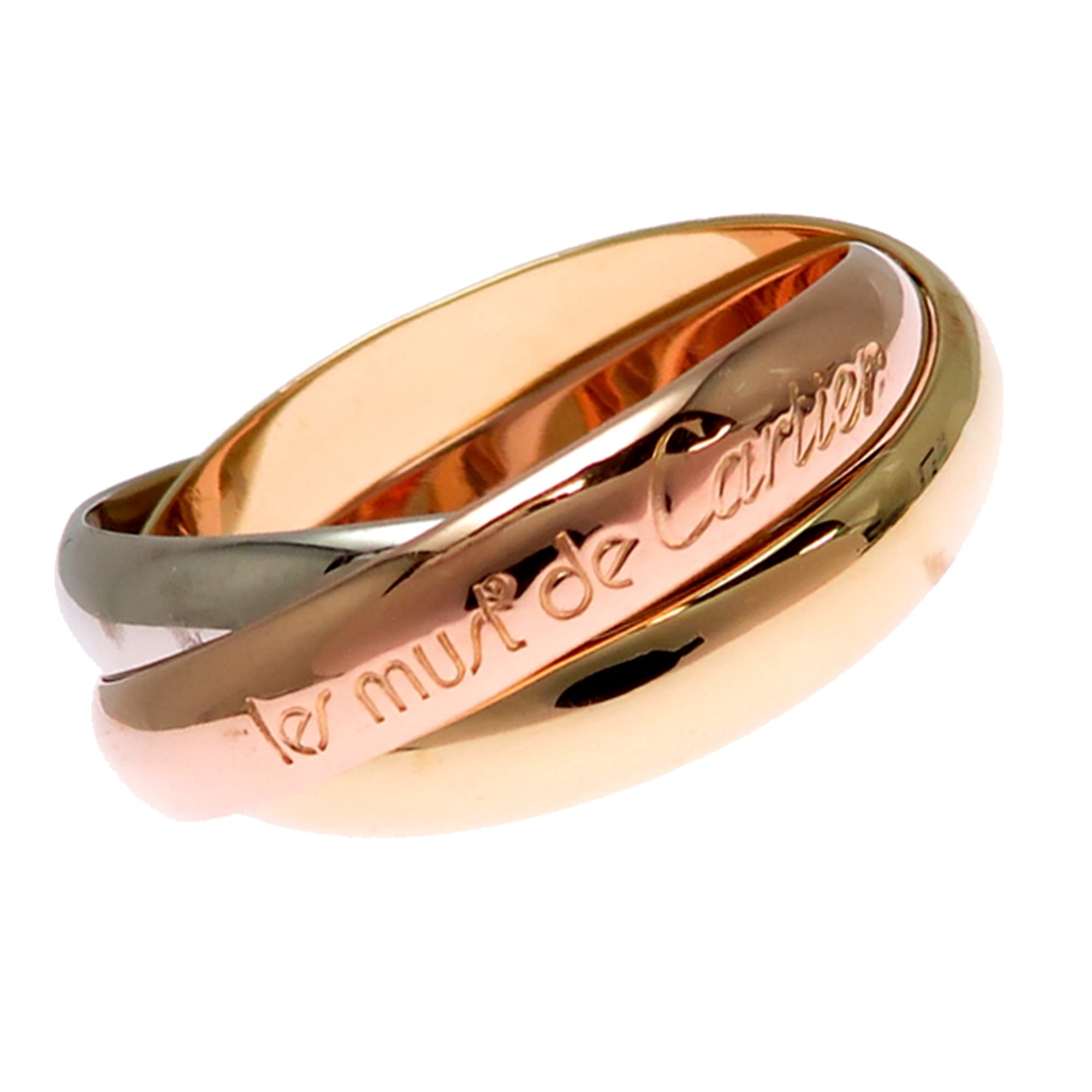 Cartier Yellow Gold (18K) Pink Gold (18K) White Gold (18K) Band Ring (Pre-Owned)