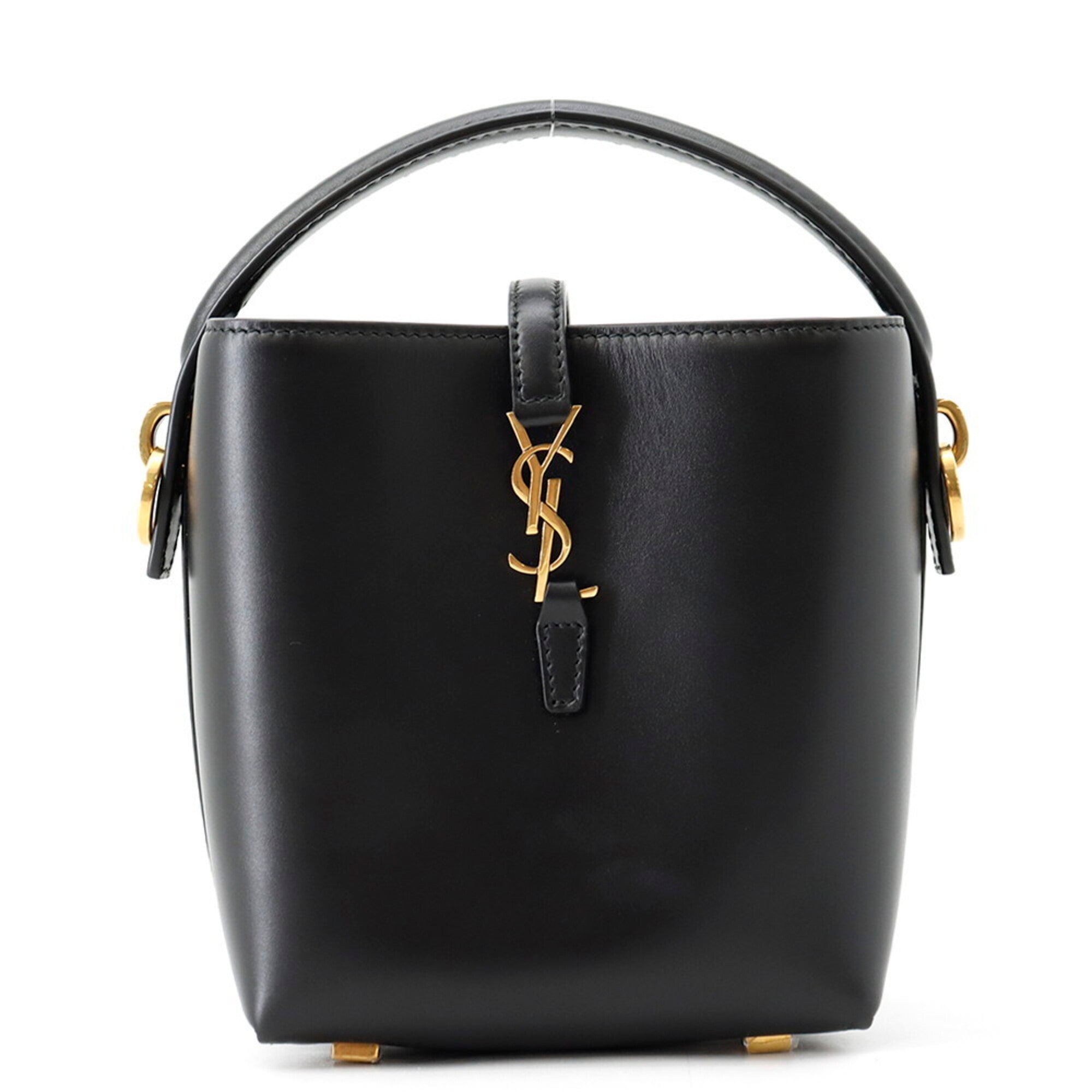 Yves Saint Laurent Black Leather Handbag (Pre-Owned)
